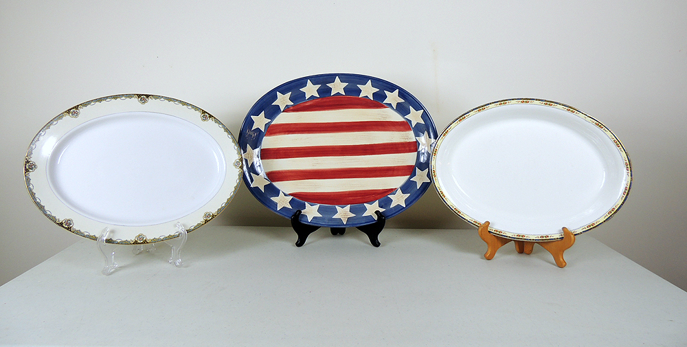 Turkey Platters and Vintage China
