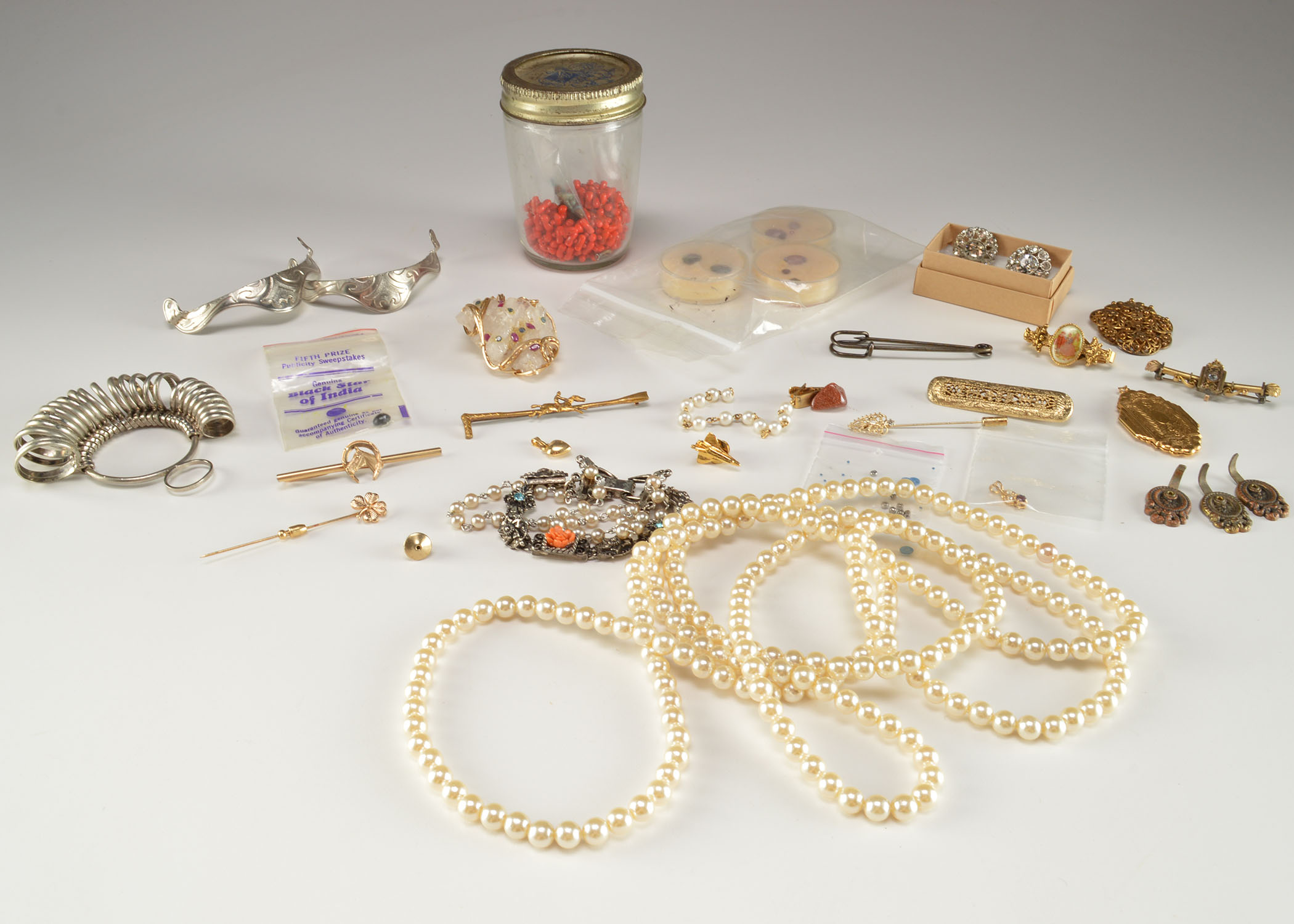Group of Vintage Costume Jewelry 