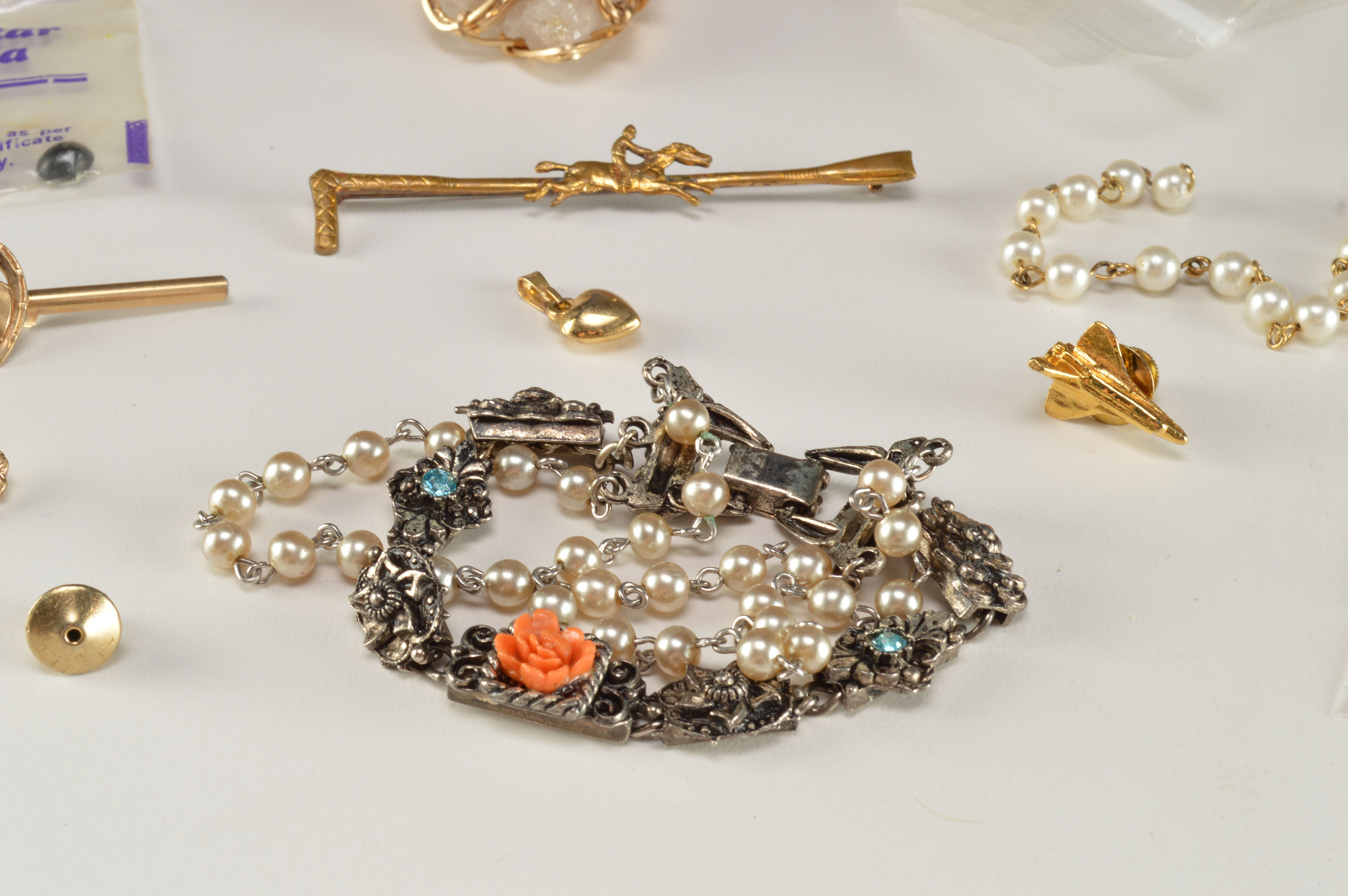 Group of Vintage Costume Jewelry 