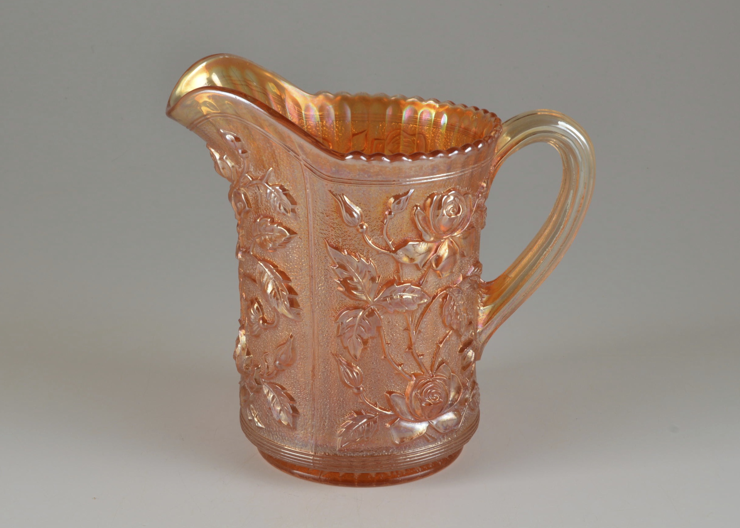 A Vintage Carnival Glass Pitcher