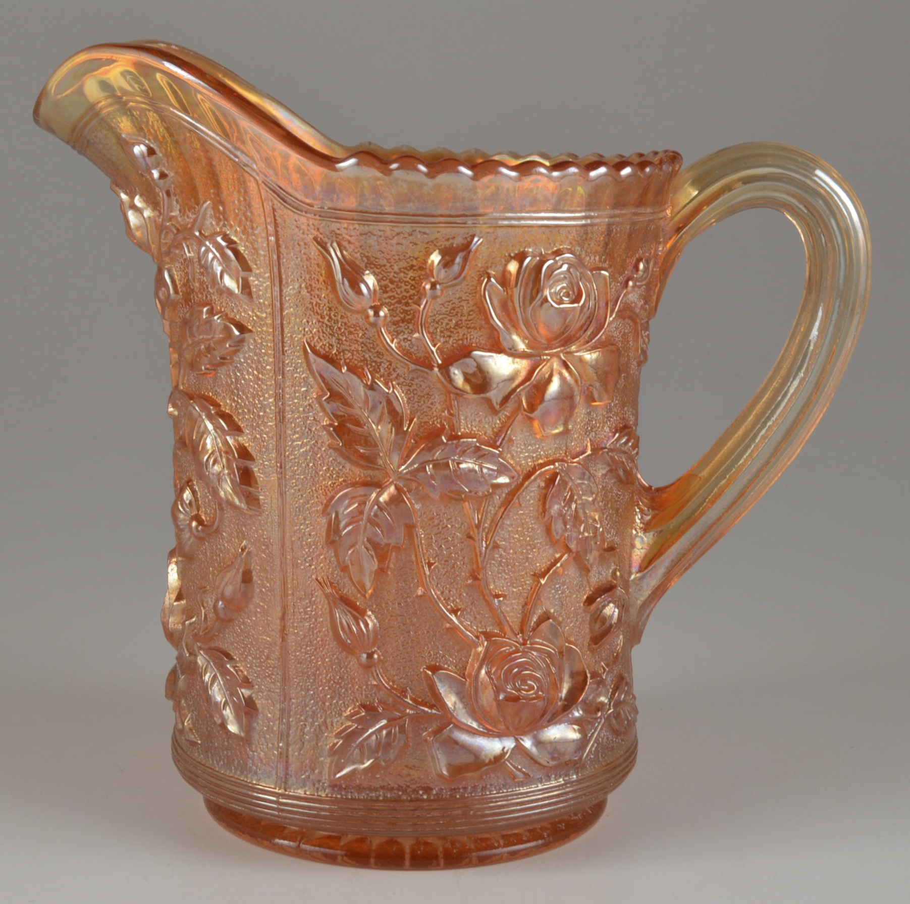 A Vintage Carnival Glass Pitcher