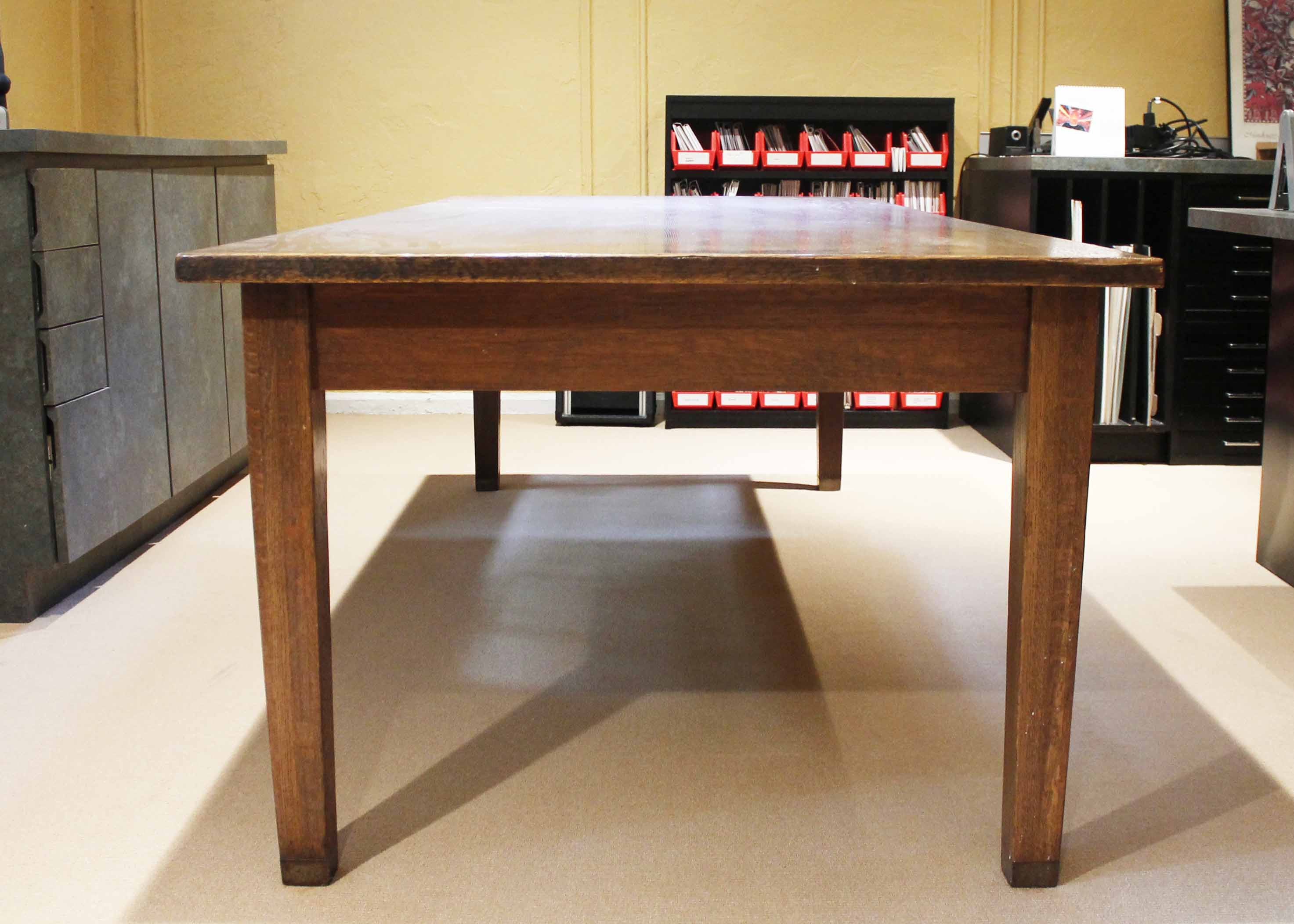 Vintage School Library Table