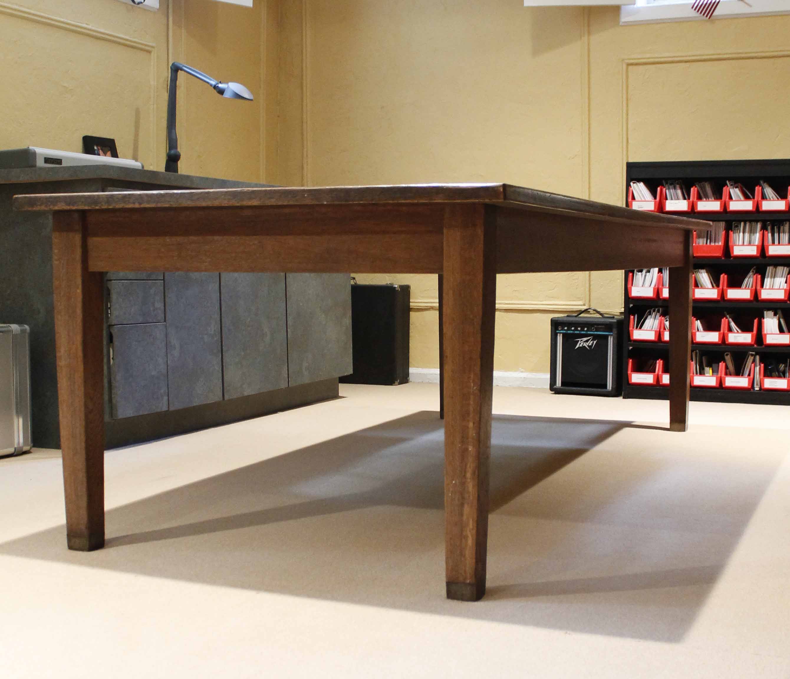 Vintage School Library Table