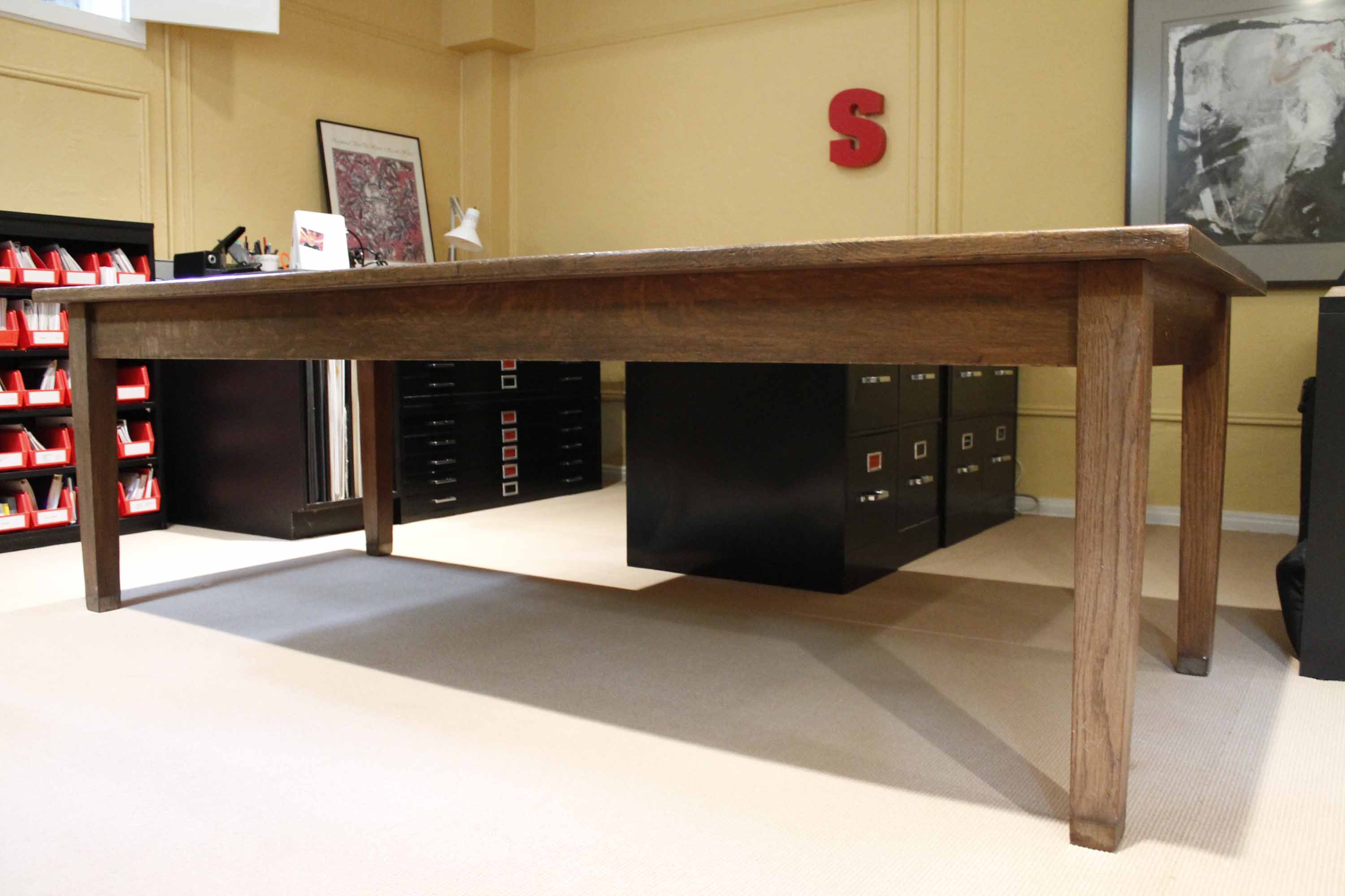 Vintage School Library Table