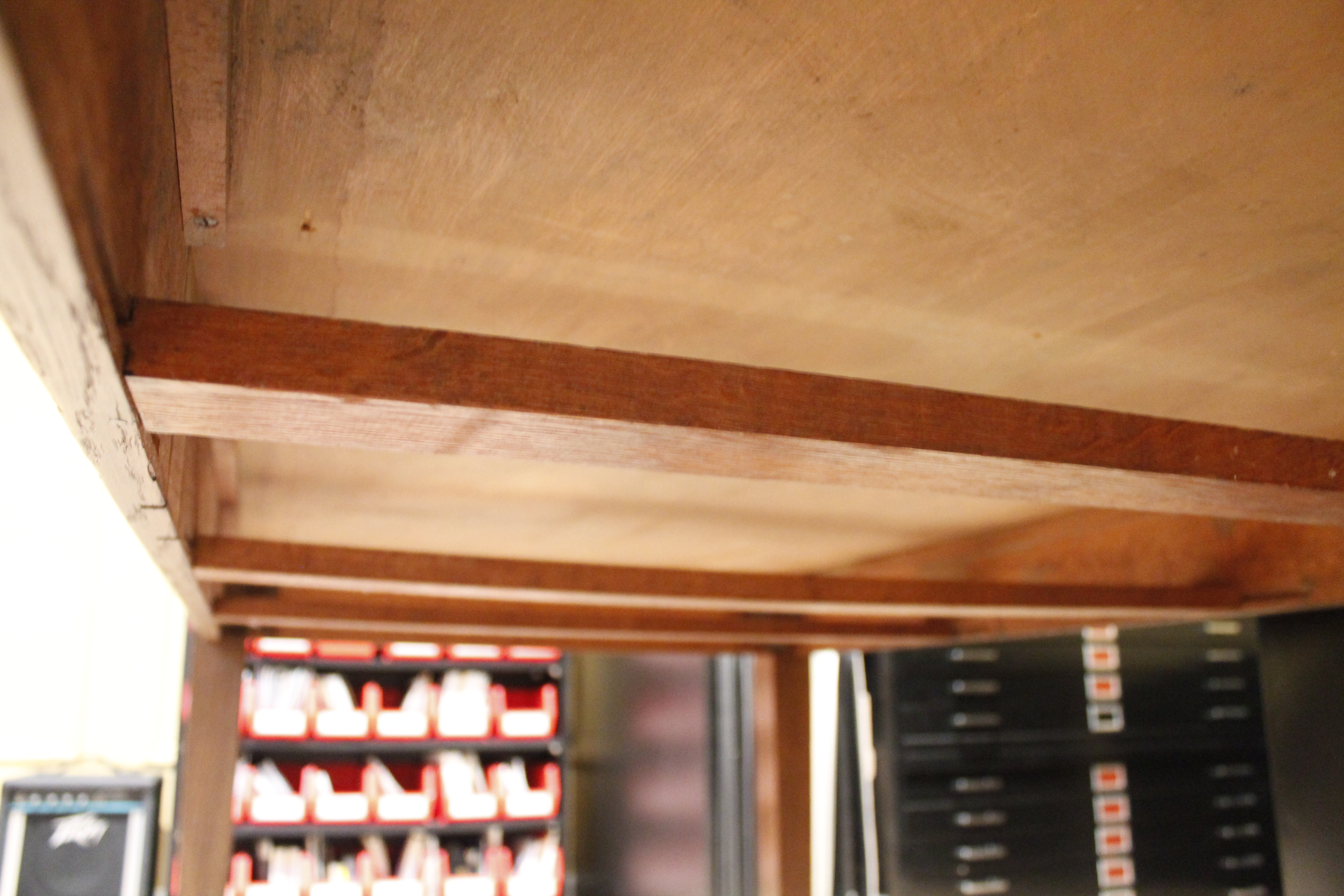 Vintage School Library Table