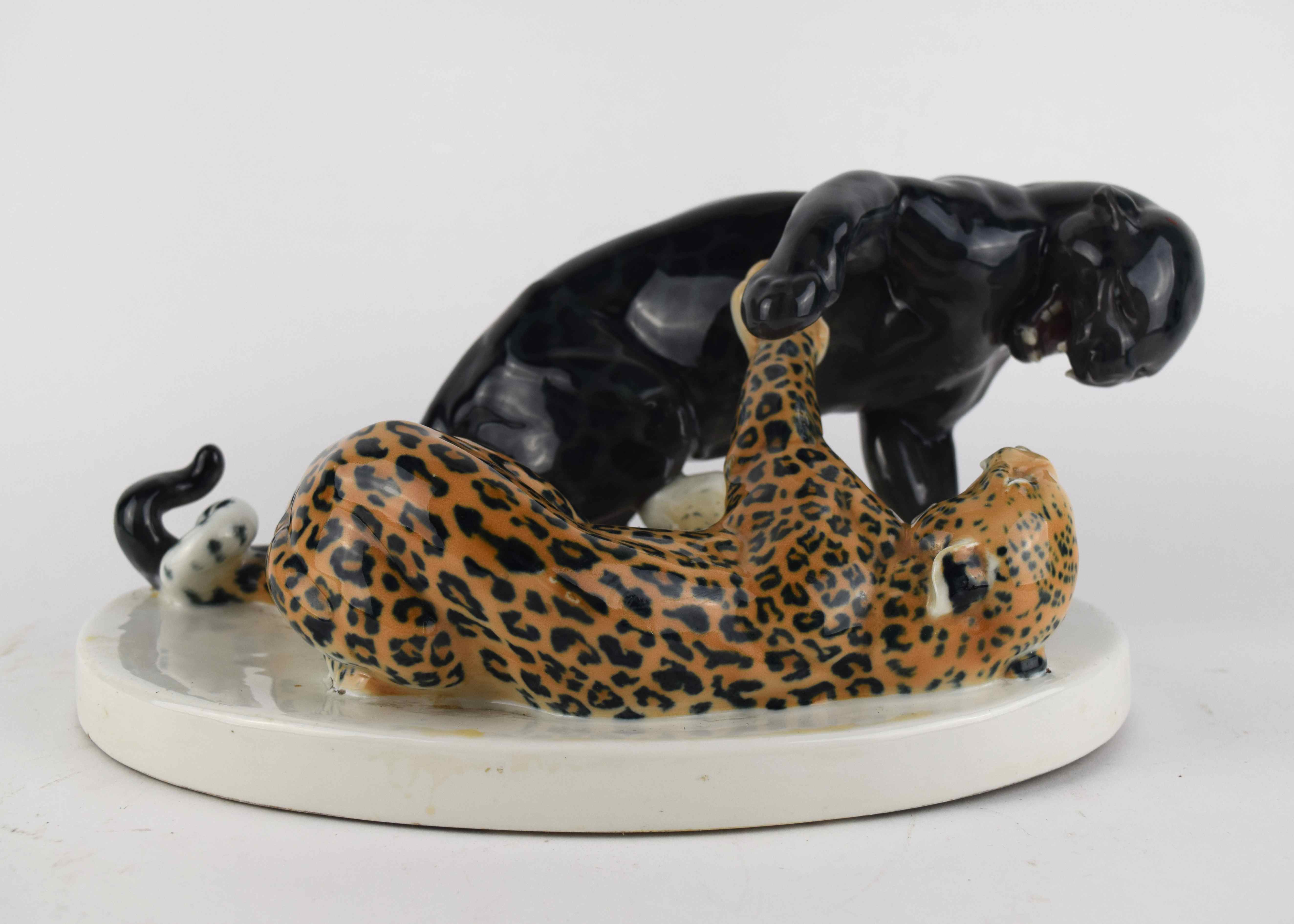 Meissen Panther Sculpture 