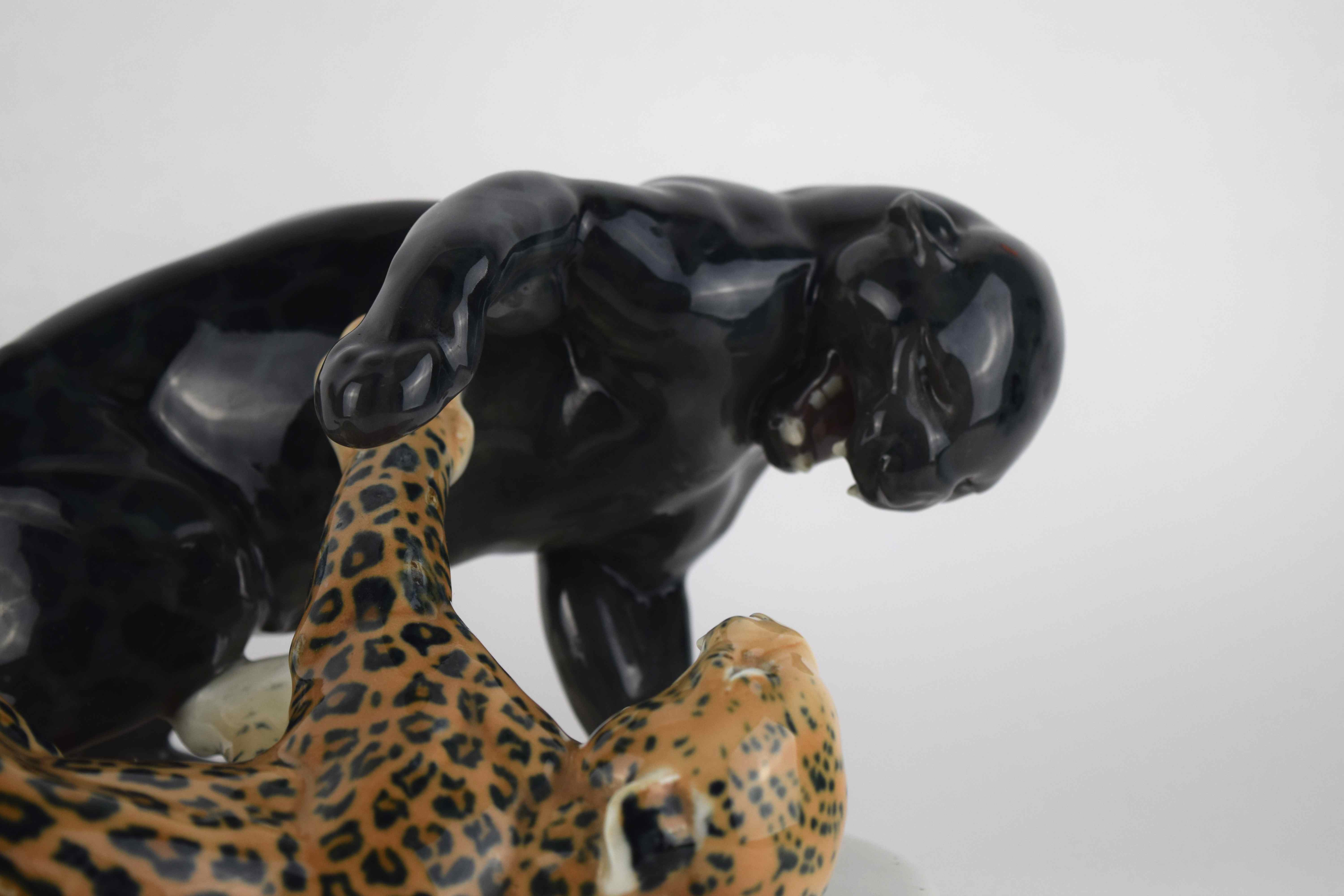 Meissen Panther Sculpture 