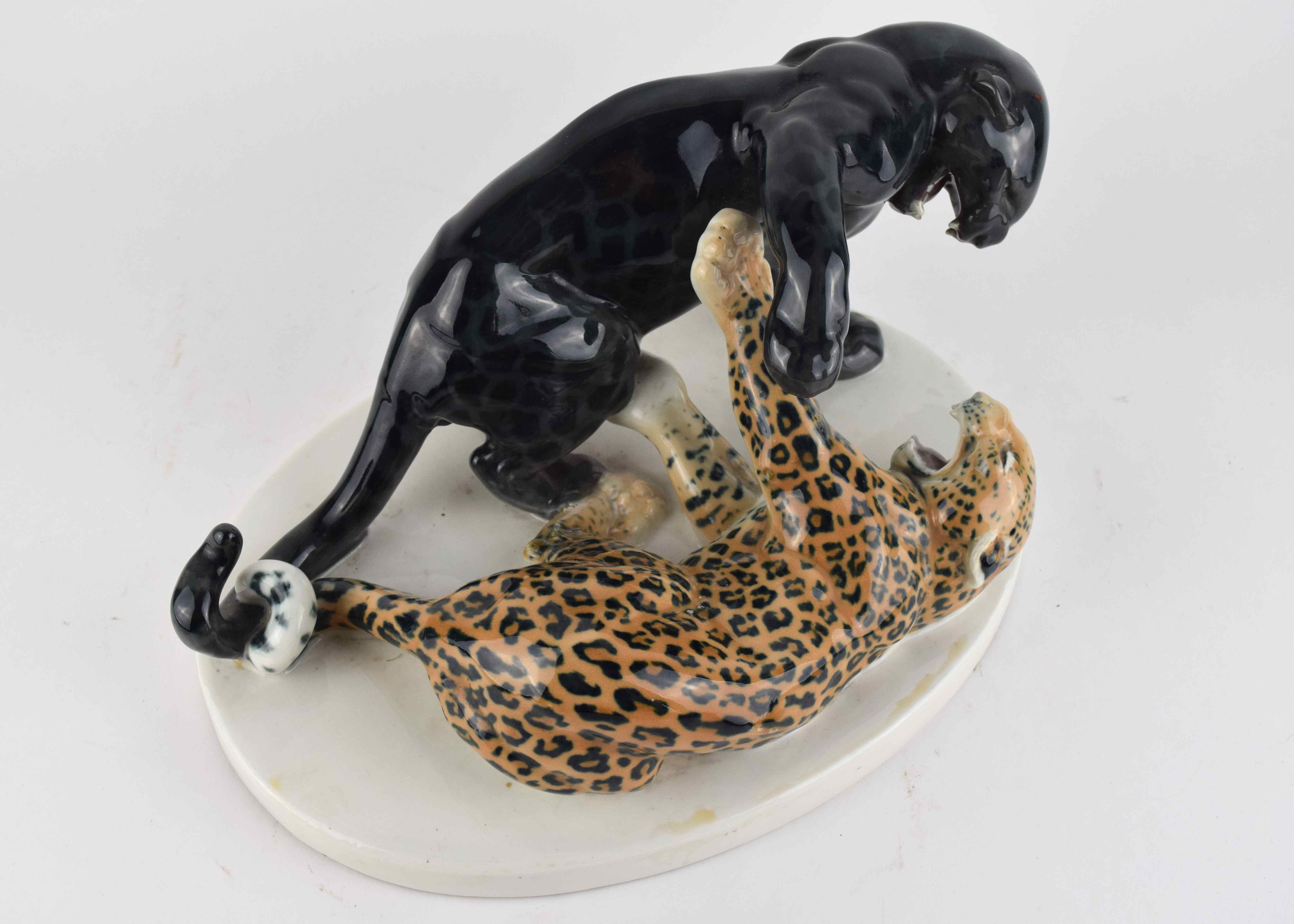 Meissen Panther Sculpture 