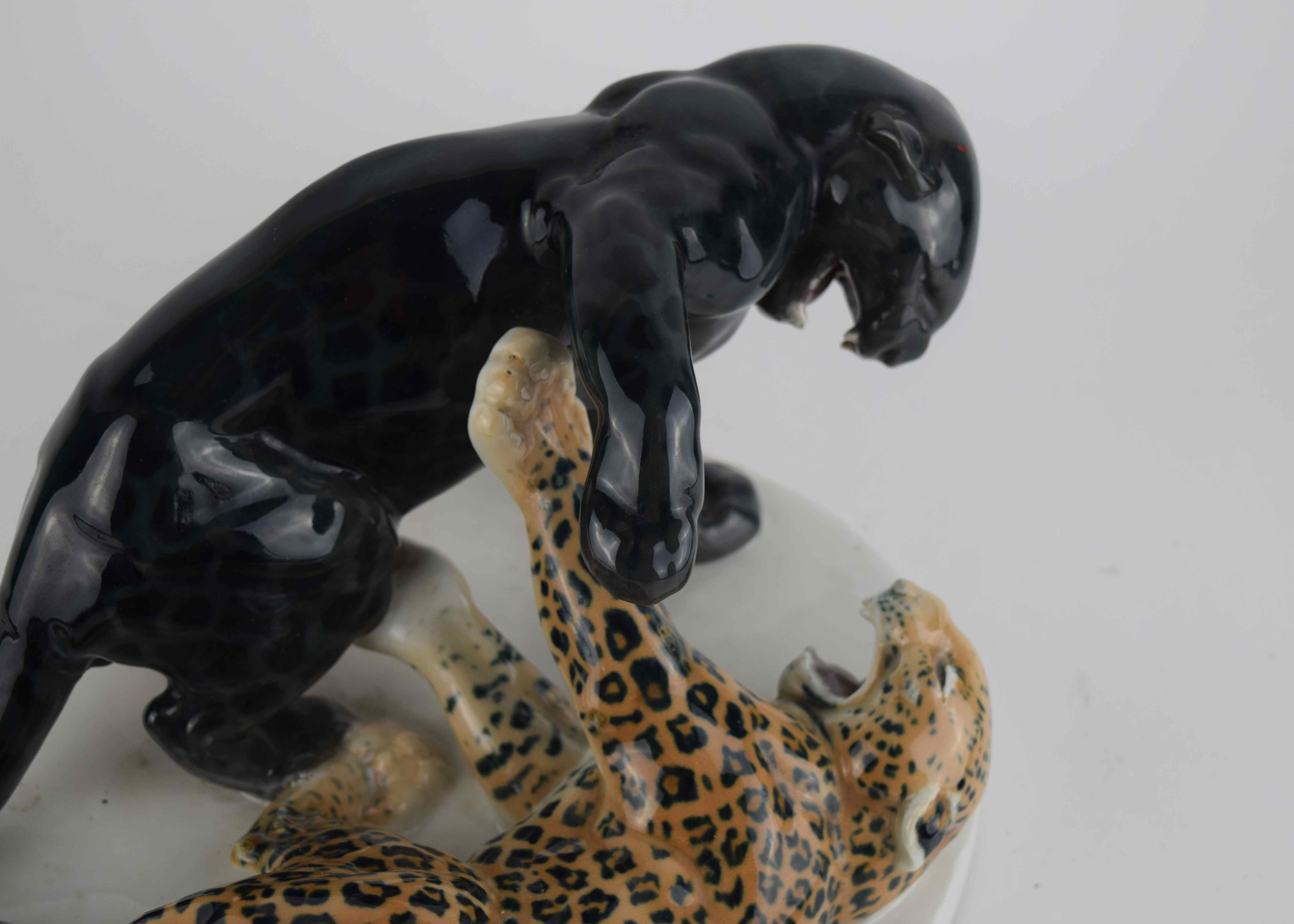 Meissen Panther Sculpture 