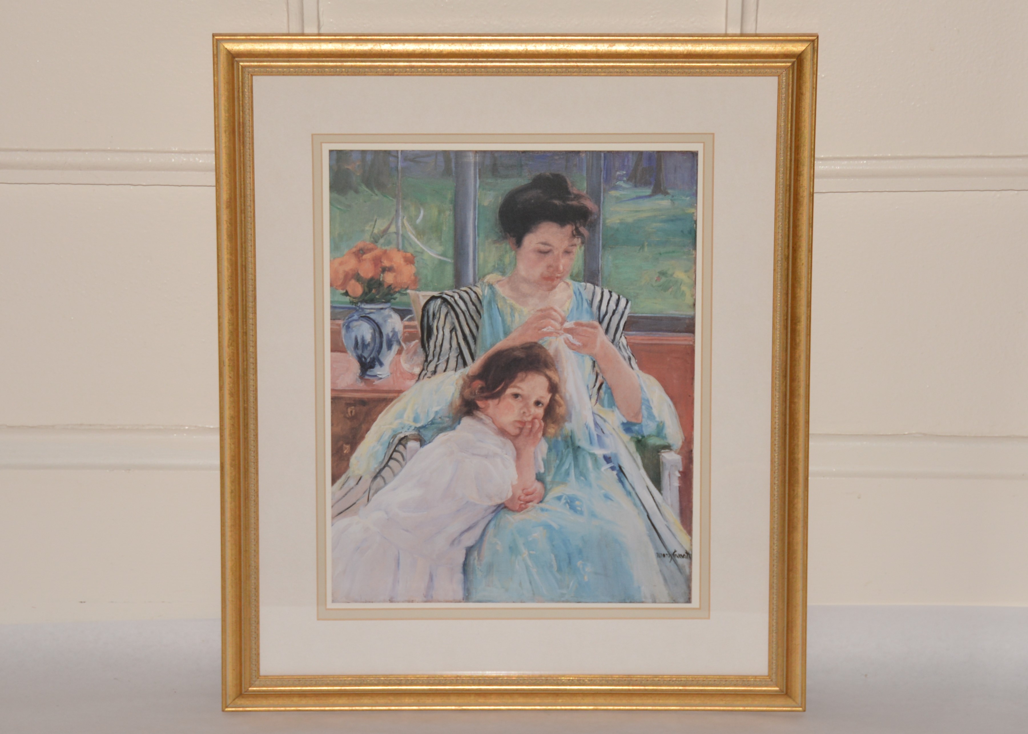 Collection of Framed Prints by Mary Cassat 