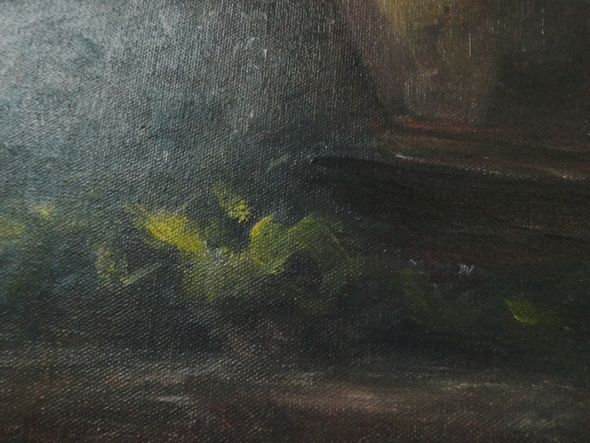 Signed Original Floral Oil Painting