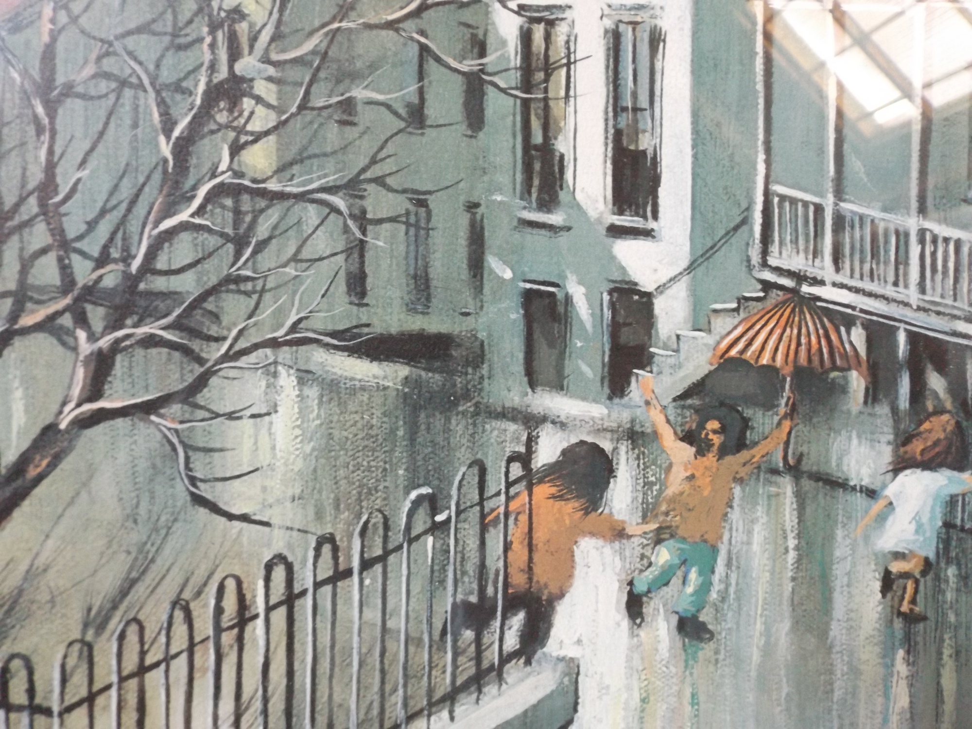 Signed Robert Fabe 'After the Rain' Lithograph