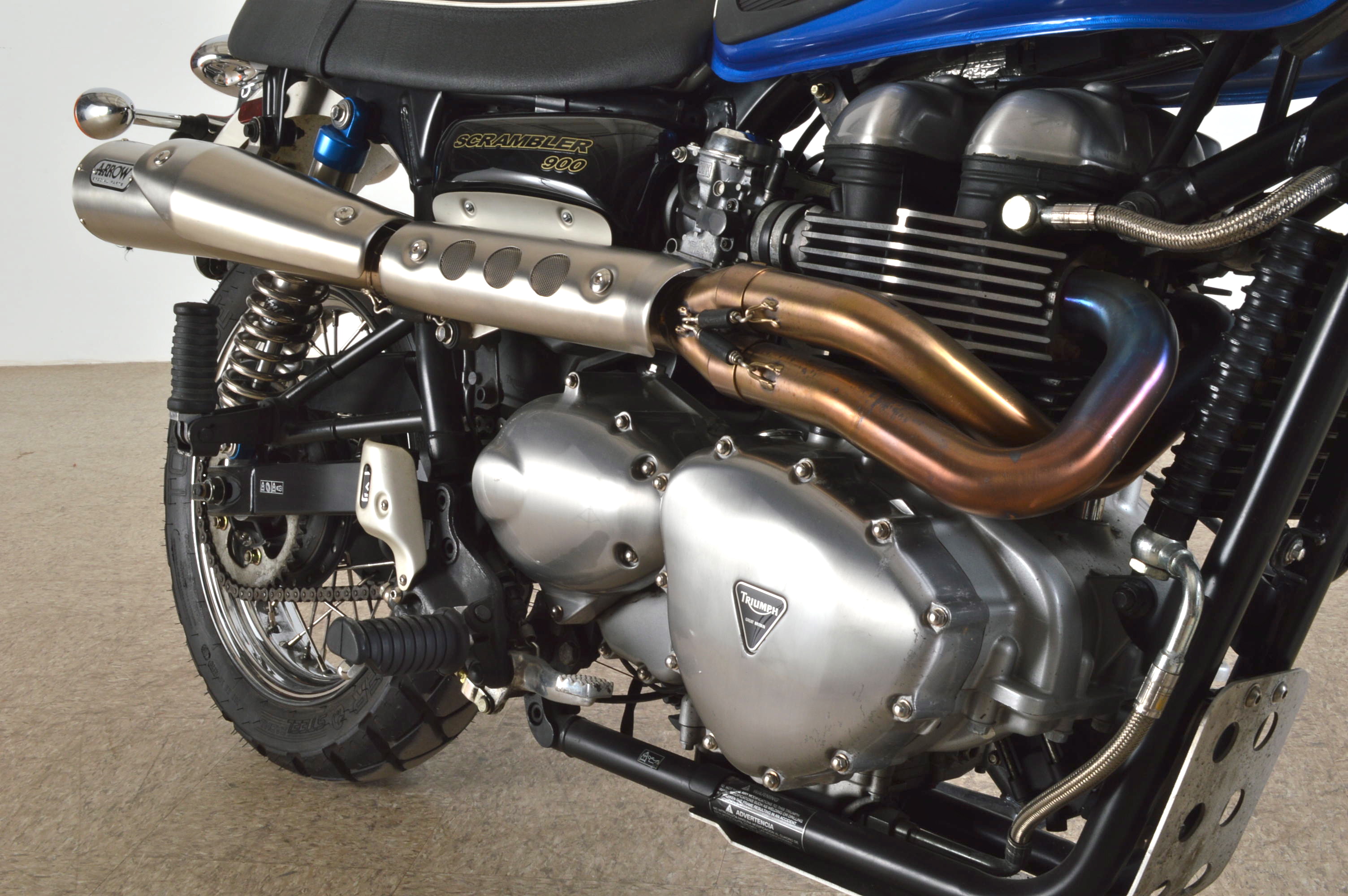 2006 Triumph Scrambler 900 Cafe Style Motorcycle