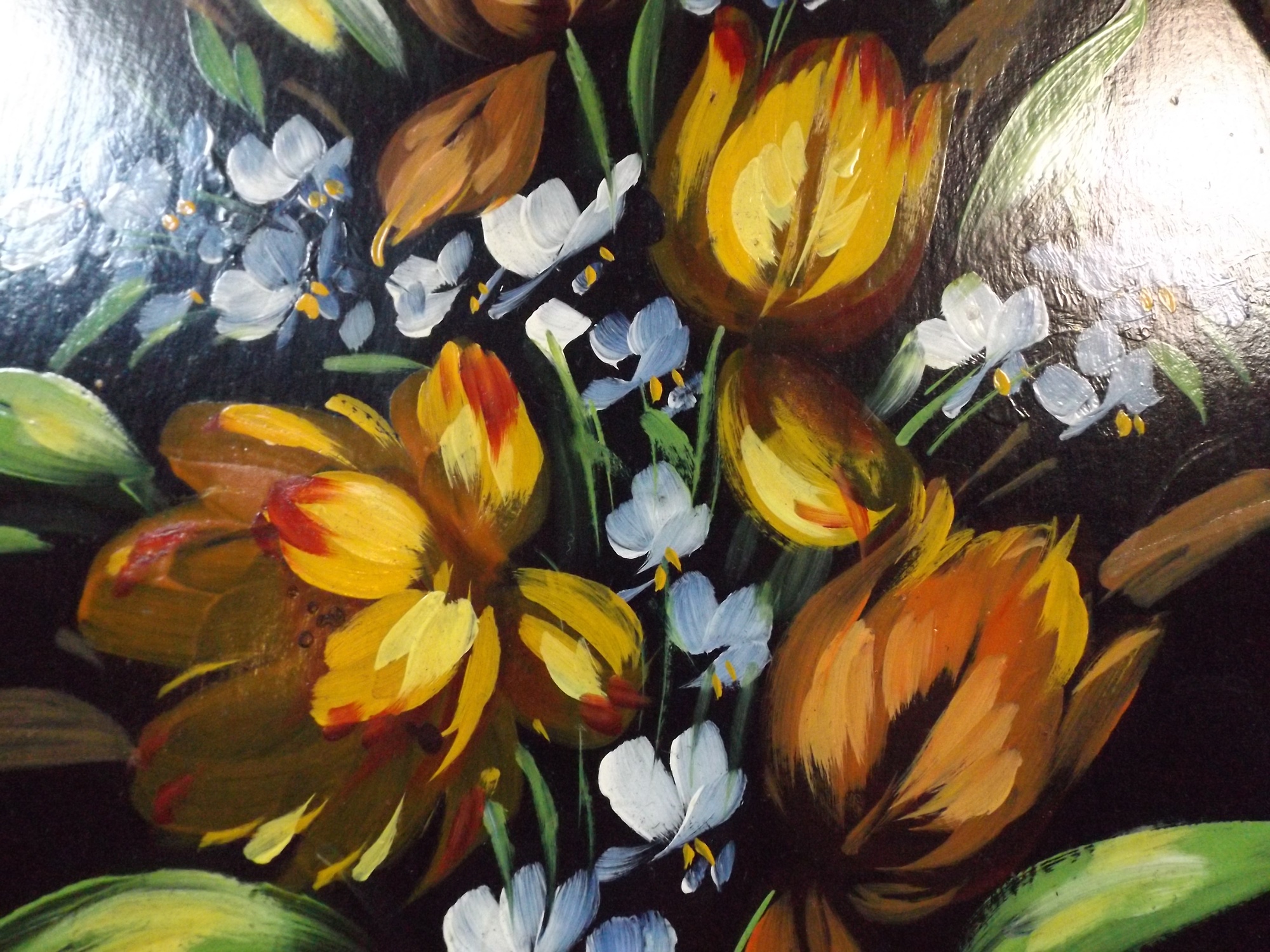 Floral Oil on Board