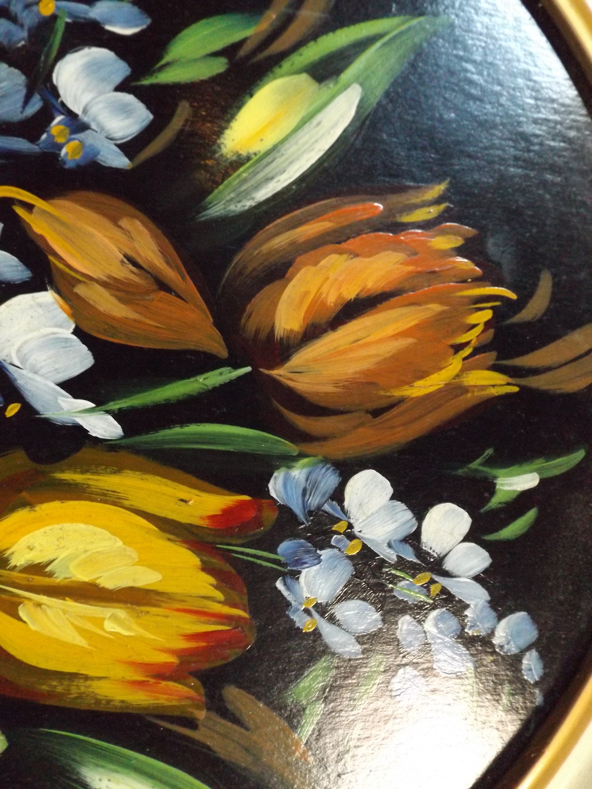 Floral Oil on Board