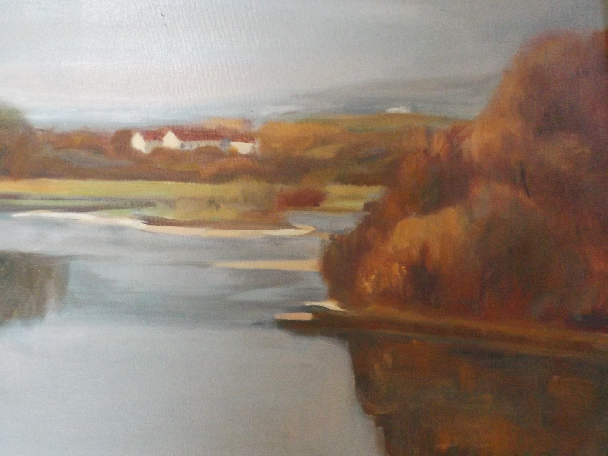 Floyd Berg Oil Landscape on Canvas