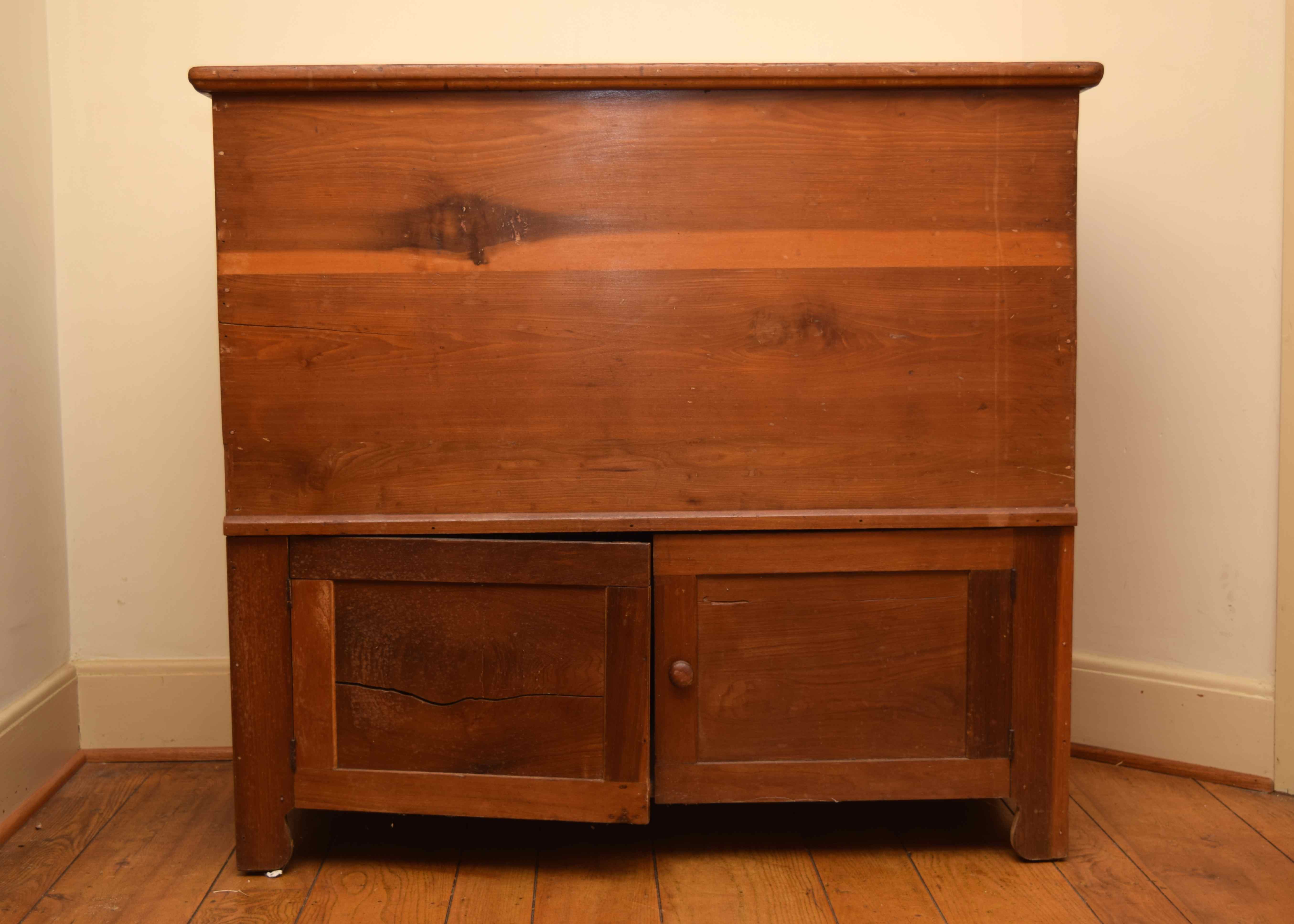 Antique Poplar Blanket Chest