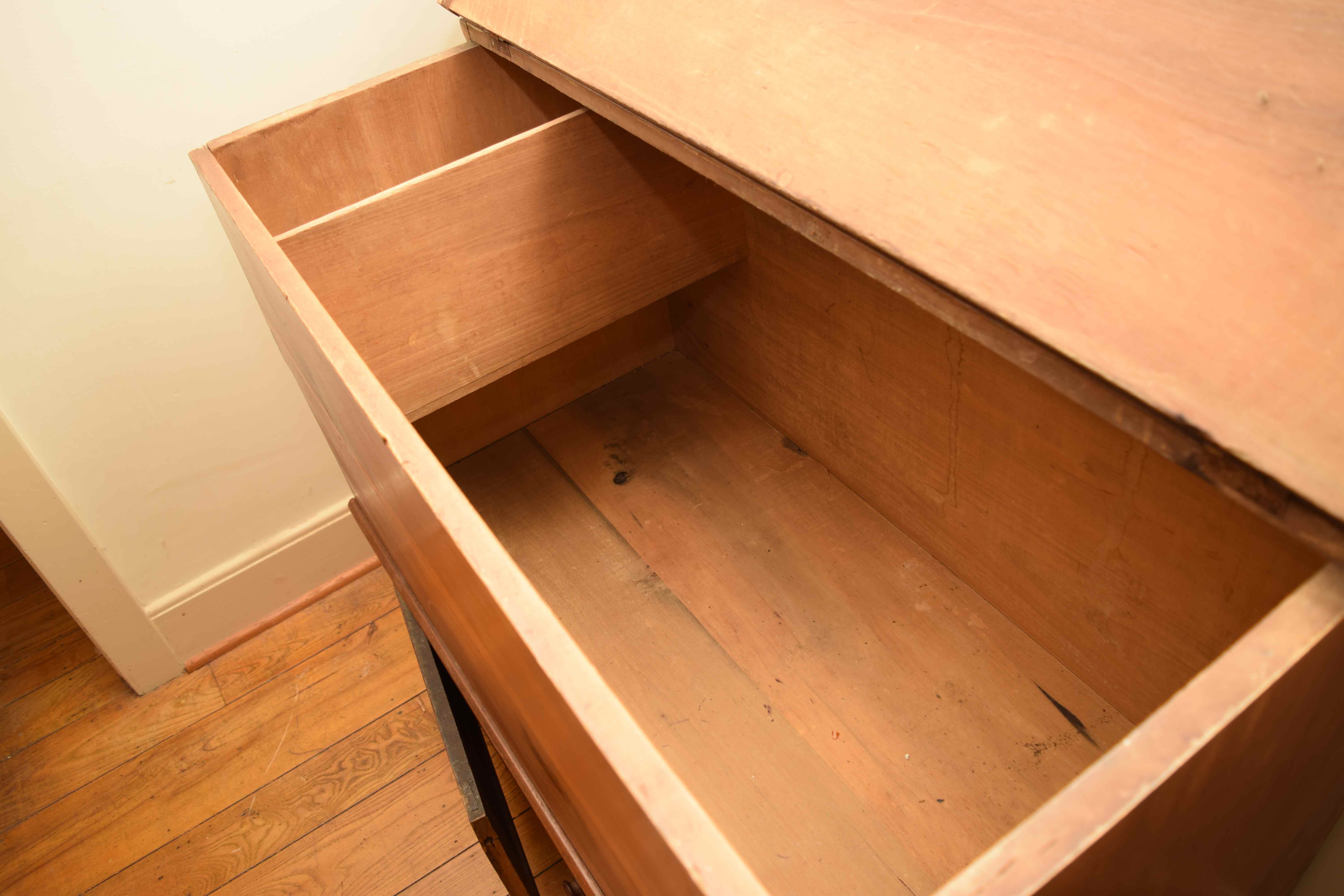 Antique Poplar Blanket Chest