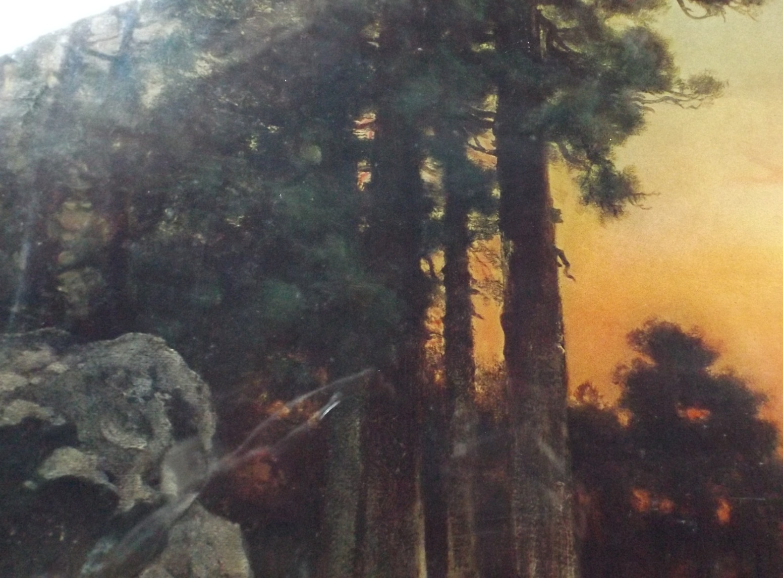 1920s Landscape Lithograph 