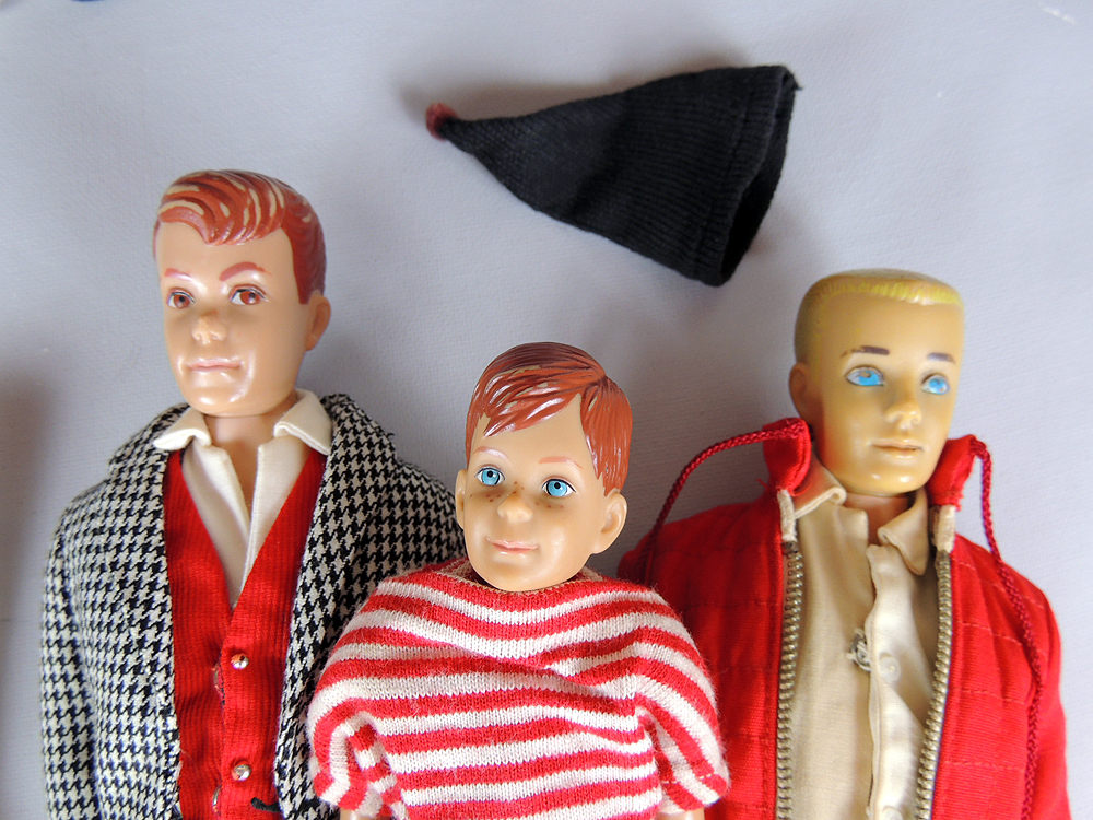 Sixties Era Barbie Ken Dolls with Clothes