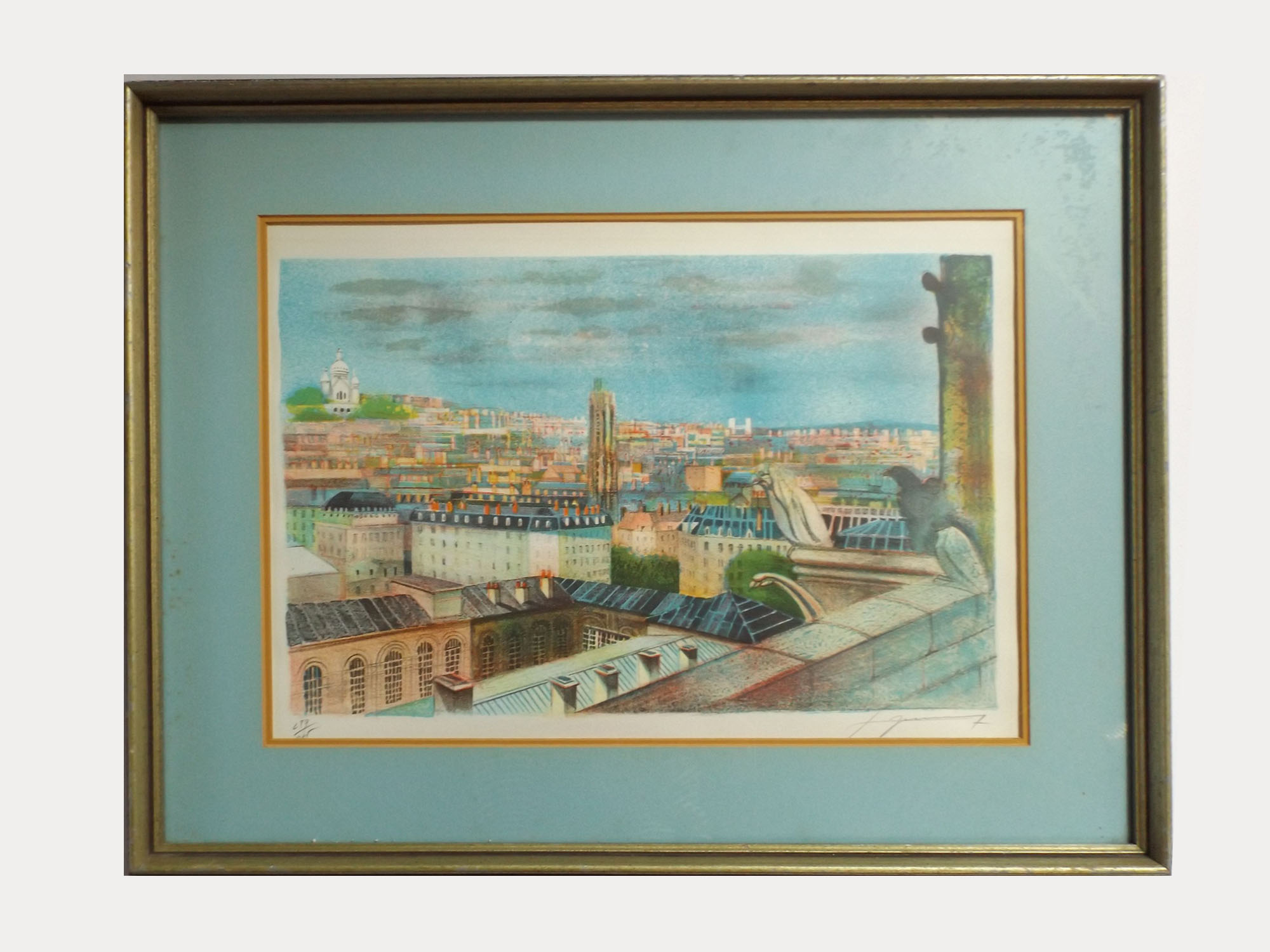 Signed and Numbered Parisian Lithograph