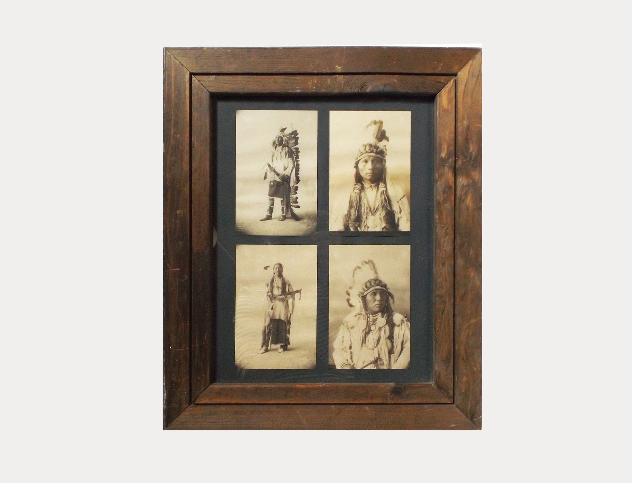 Framed 19th Century Native American Photographic Lithographs