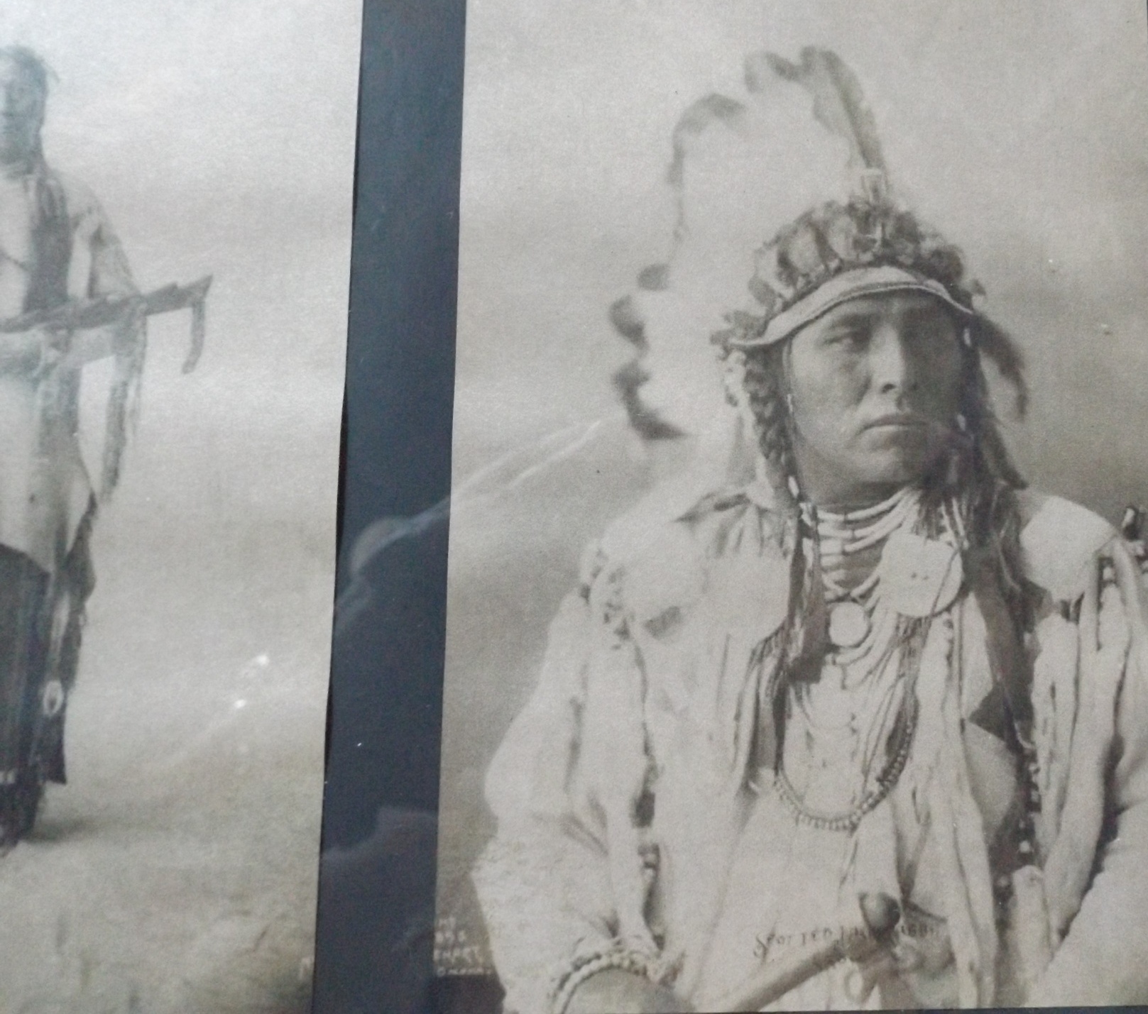 Framed 19th Century Native American Photographic Lithographs