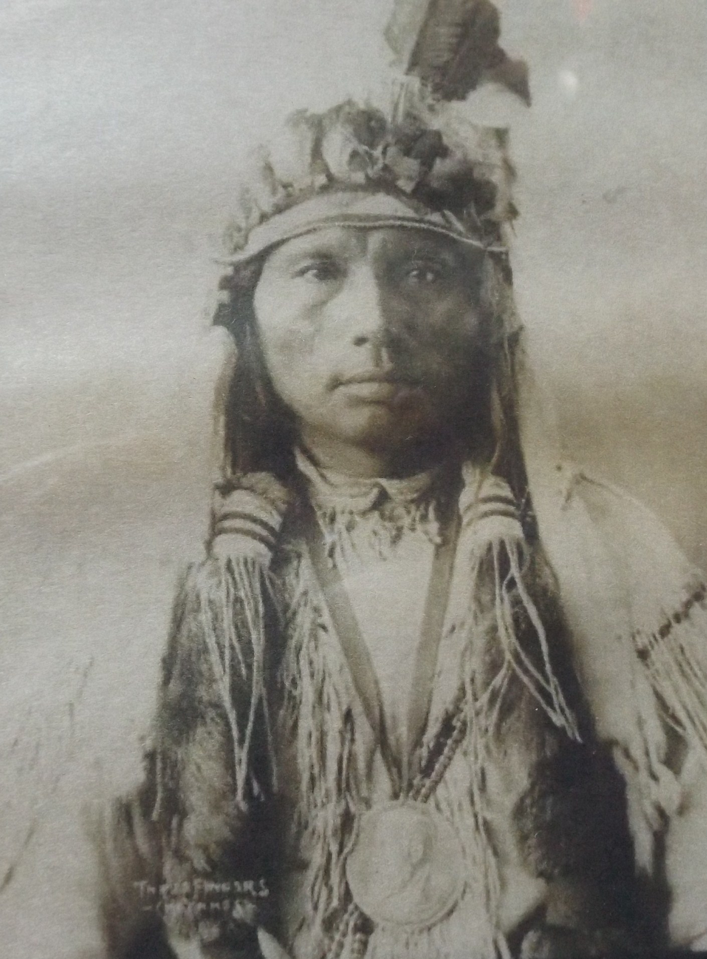 Framed 19th Century Native American Photographic Lithographs