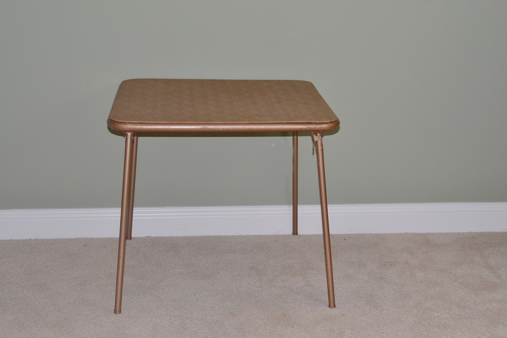 Vintage Samsonite Card Table & Four Chairs, Plus Extra Card Table