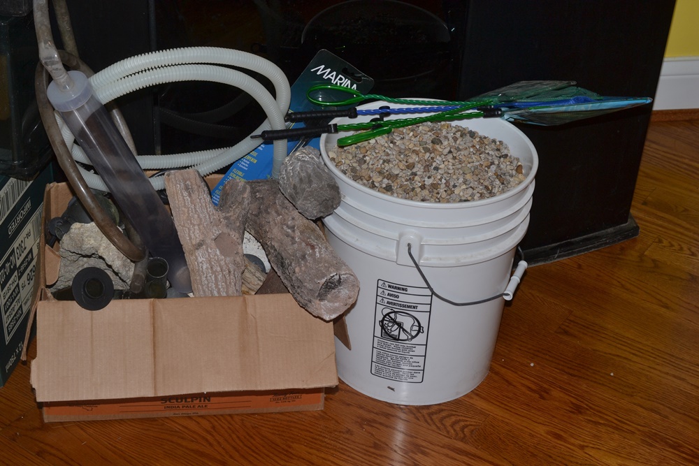 72-Gallon Oceanic Aquarium, Stand and Supplies