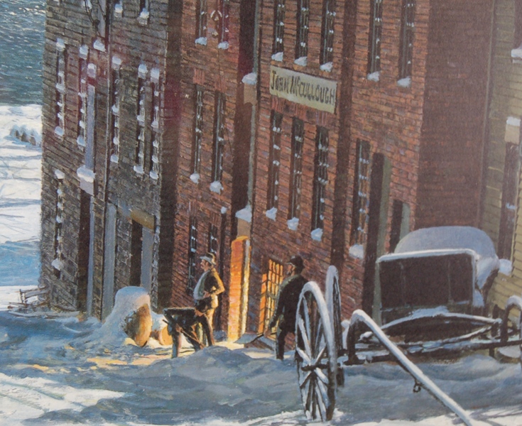 John Stobart "New Bedford. The View Across to Fairhaven" Print