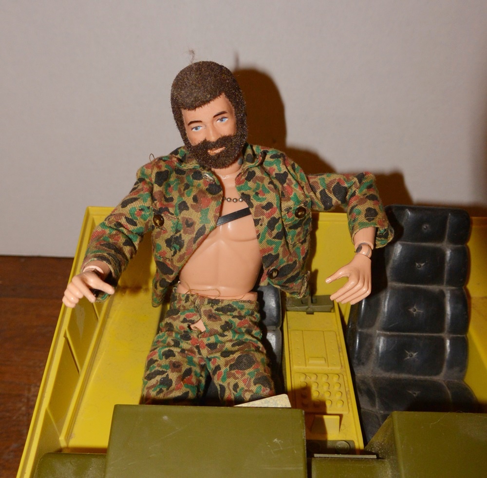 A 1972 GI Joe with Adventure Team AT II Experimental Toy Truck