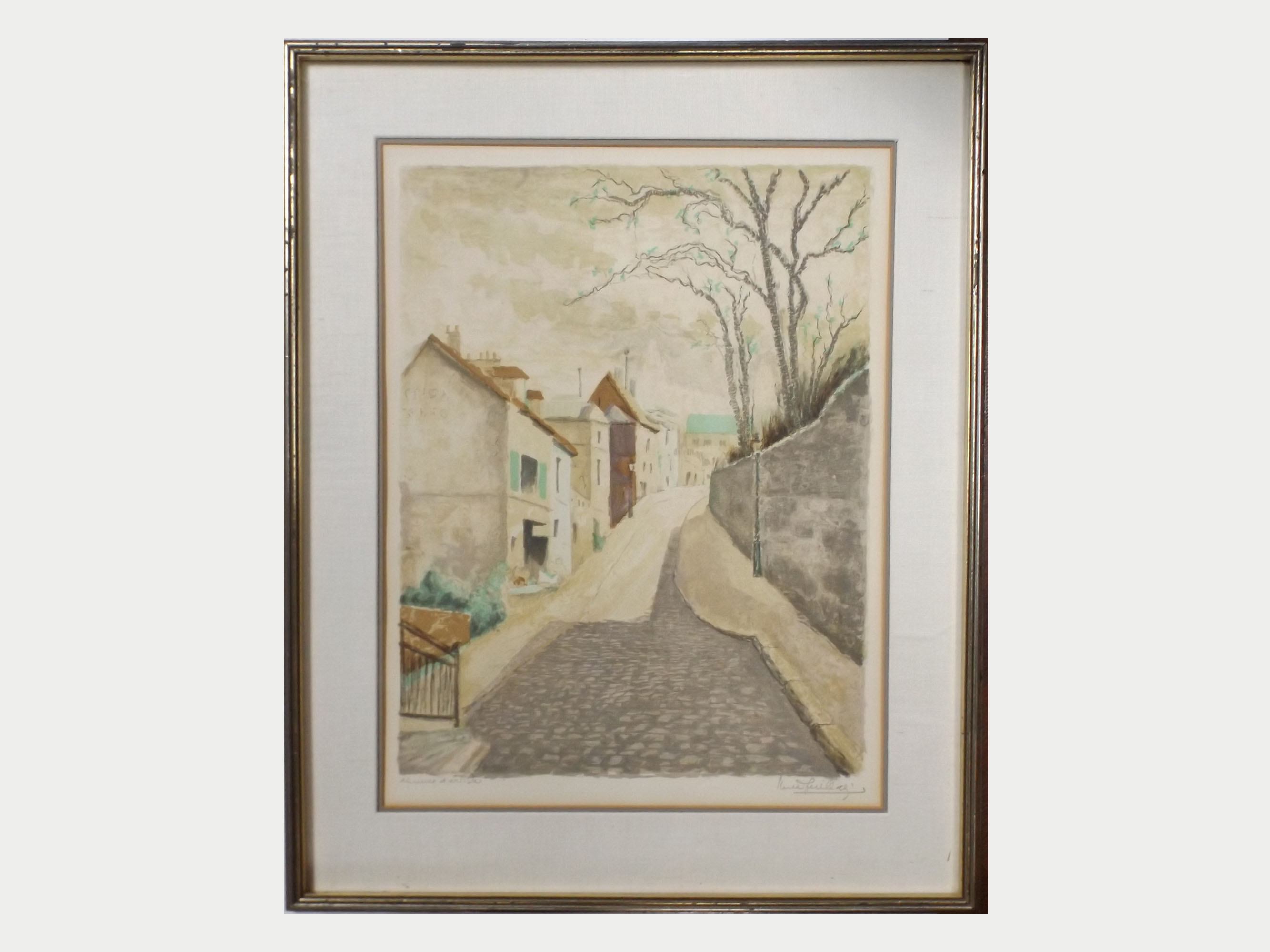 Signed French Street Street Silkscreen