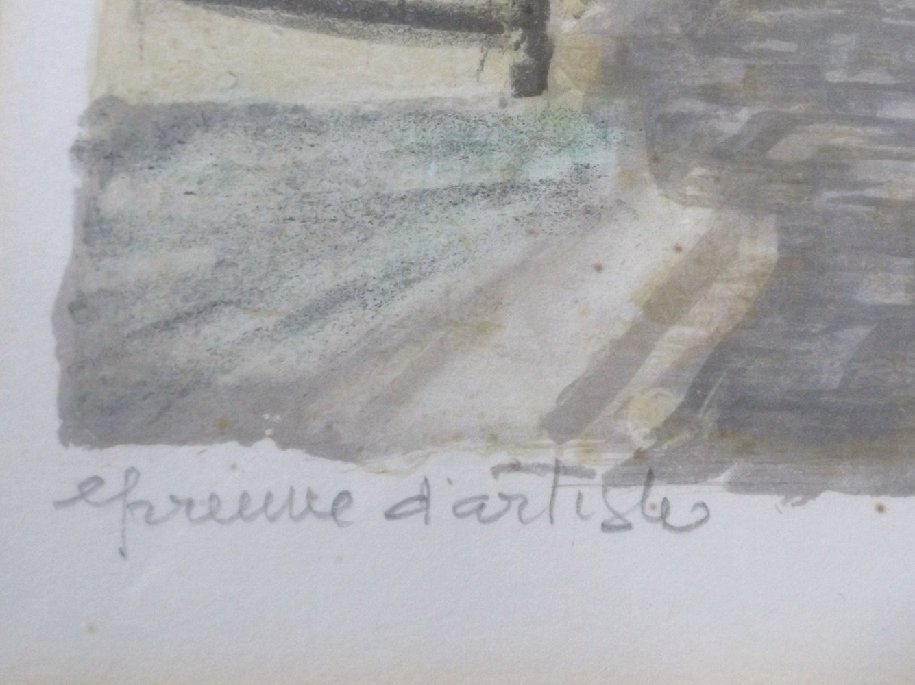 Signed French Street Street Silkscreen