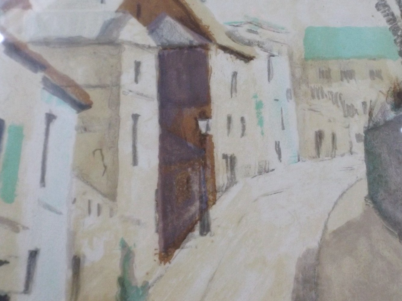 Signed French Street Street Silkscreen