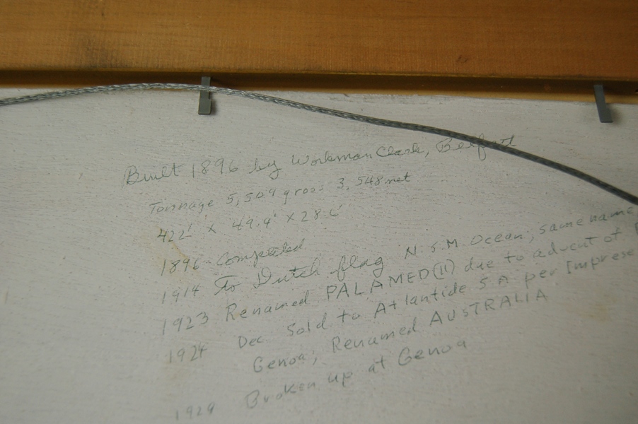 Joseph Wilhelm Original "S.S. Patroclus" Oil Painting