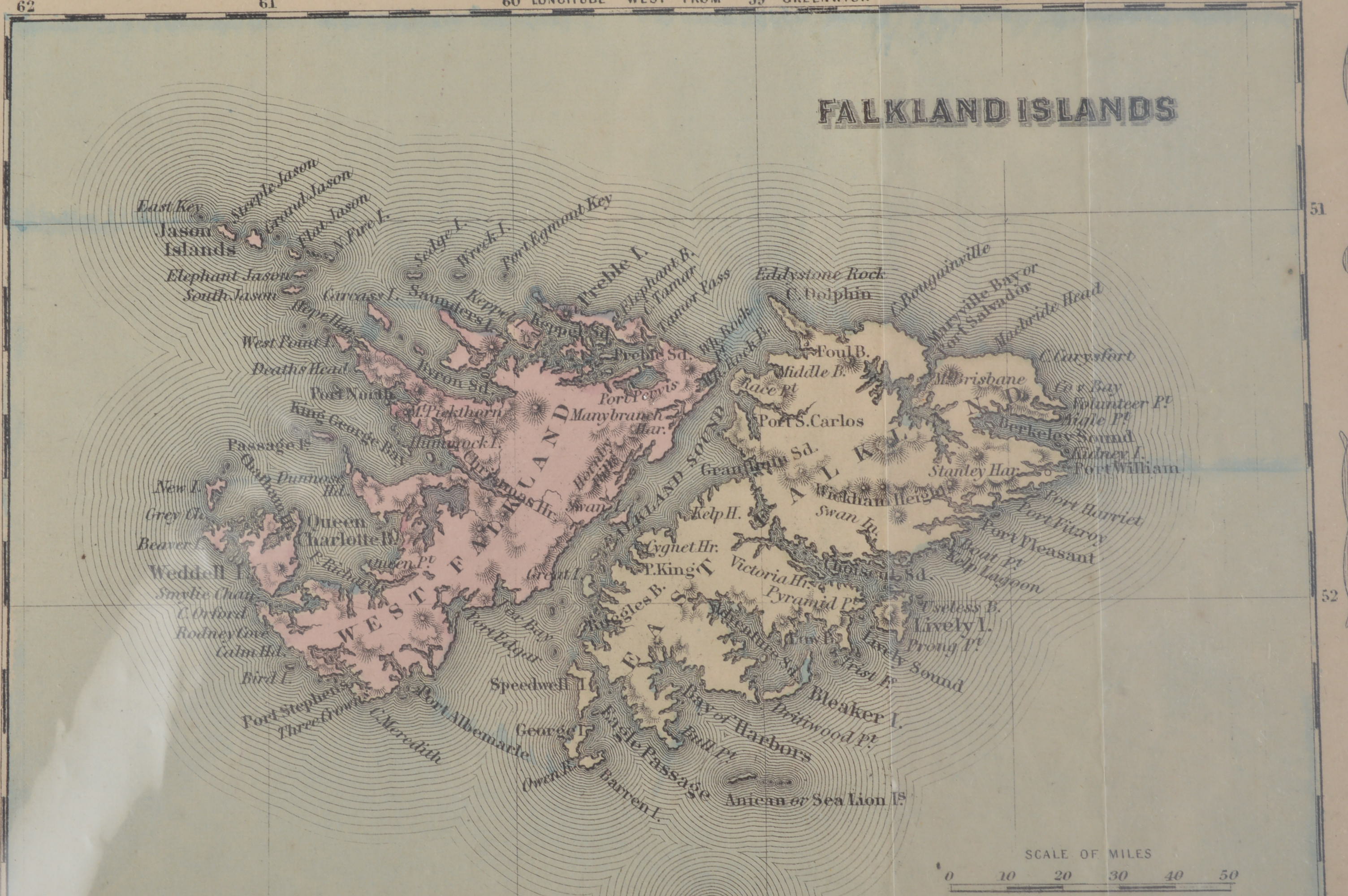 Four Late 19th Century Maps from Colton's General Atlas