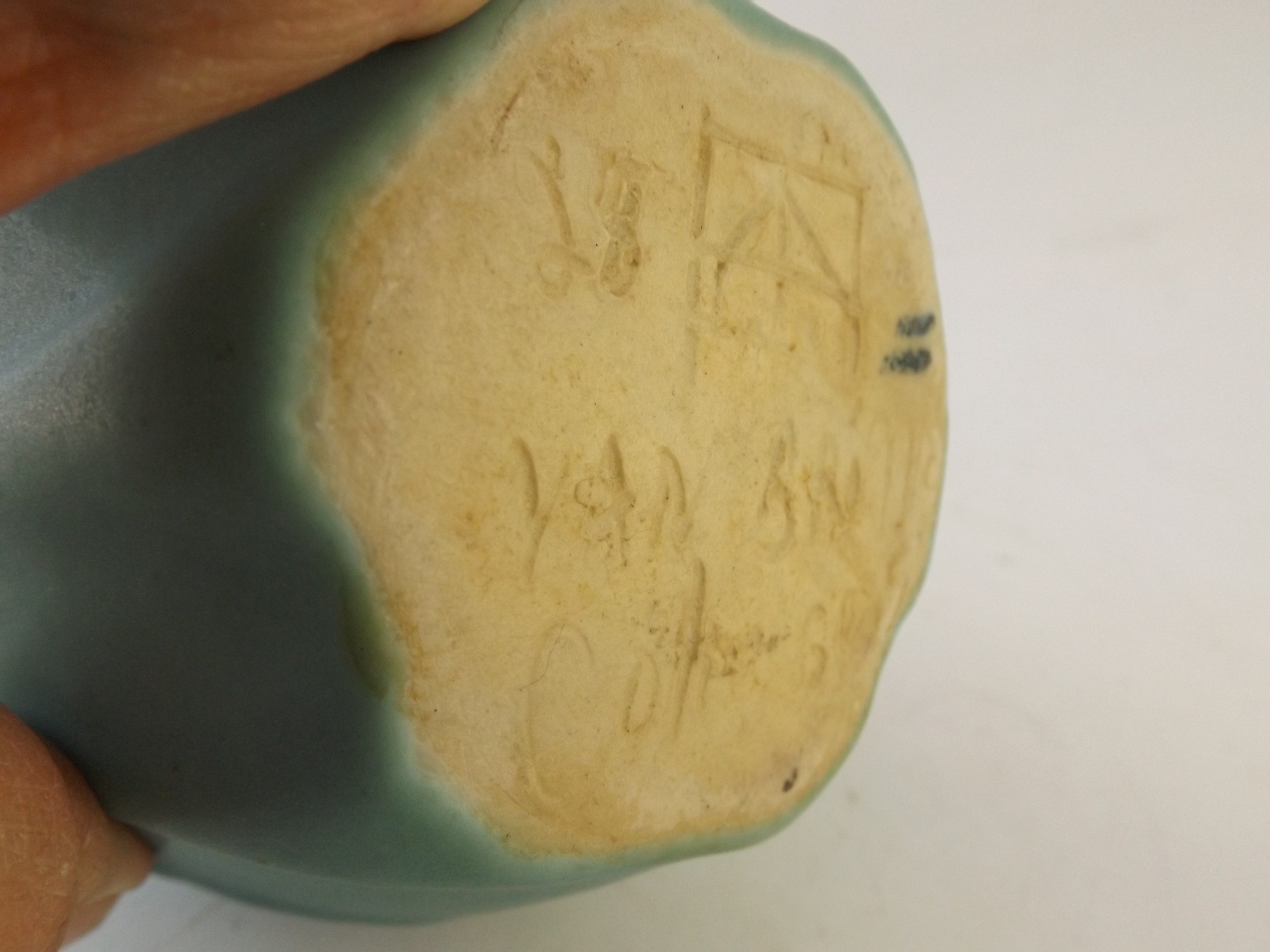 Van Briggle Vase with Butterflies