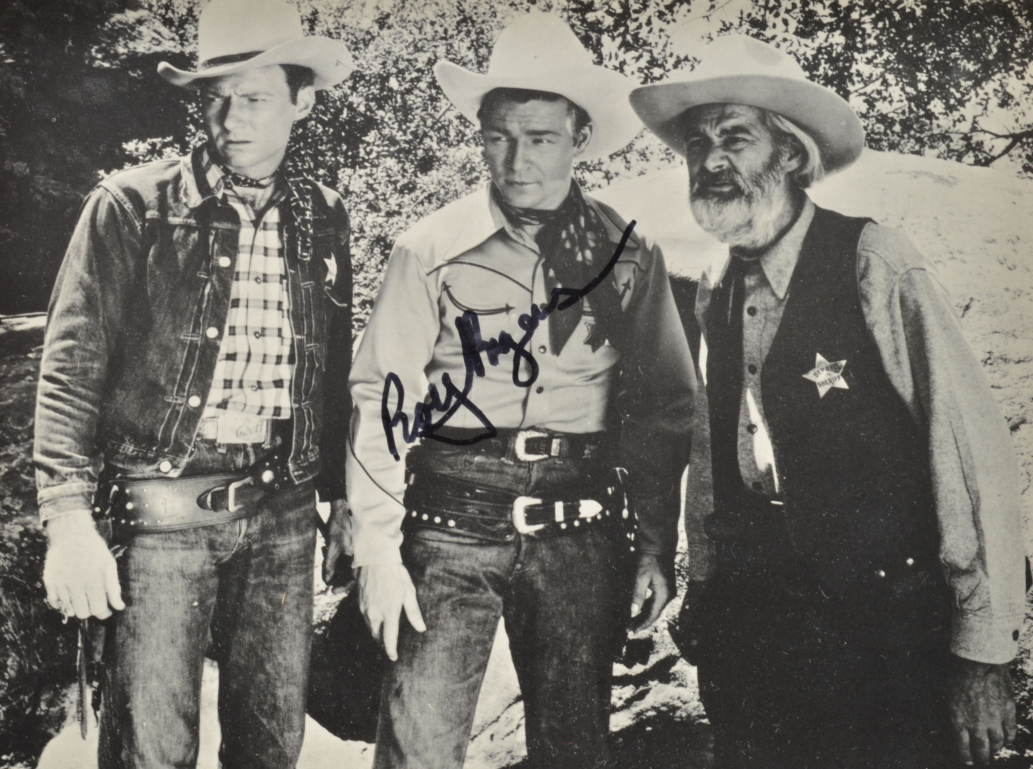 Roy Rogers Signed Movie Memorabilia  