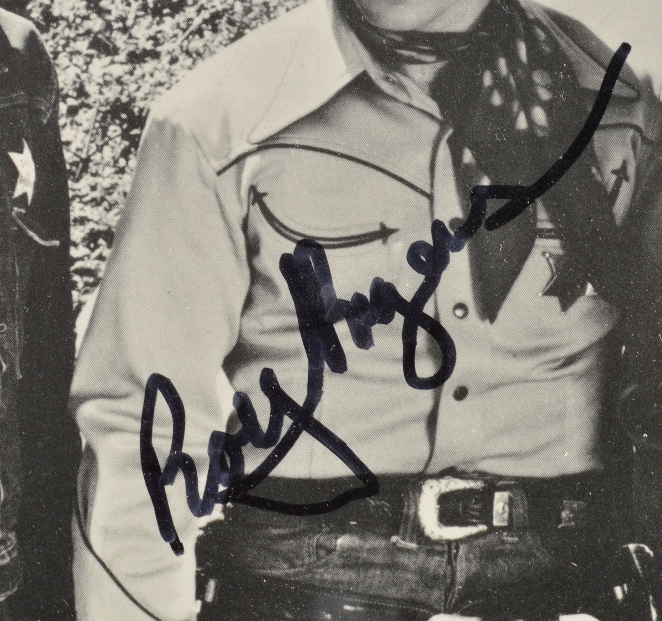 Roy Rogers Signed Movie Memorabilia  
