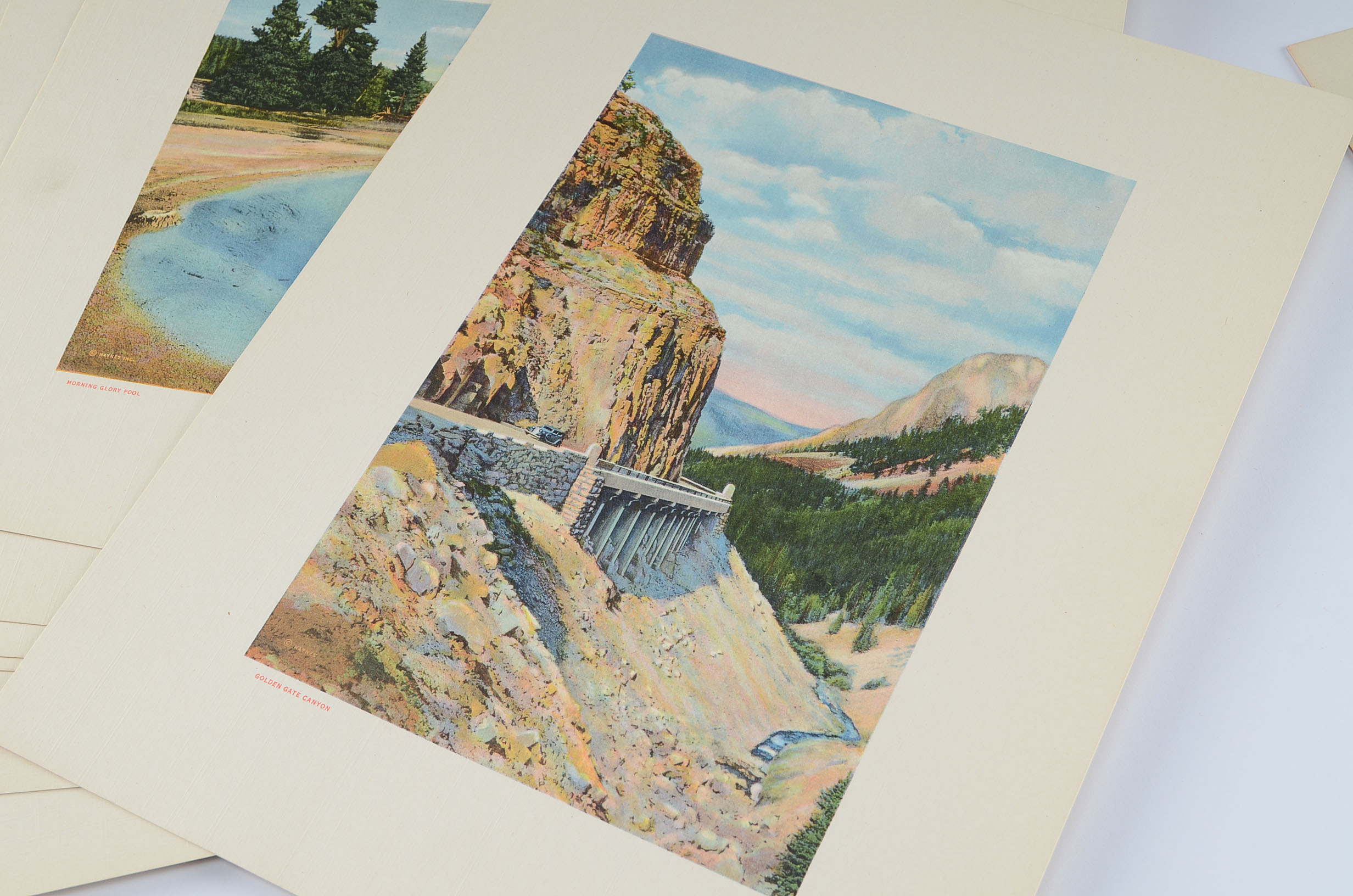Vintage Lot of Tourist Prints
