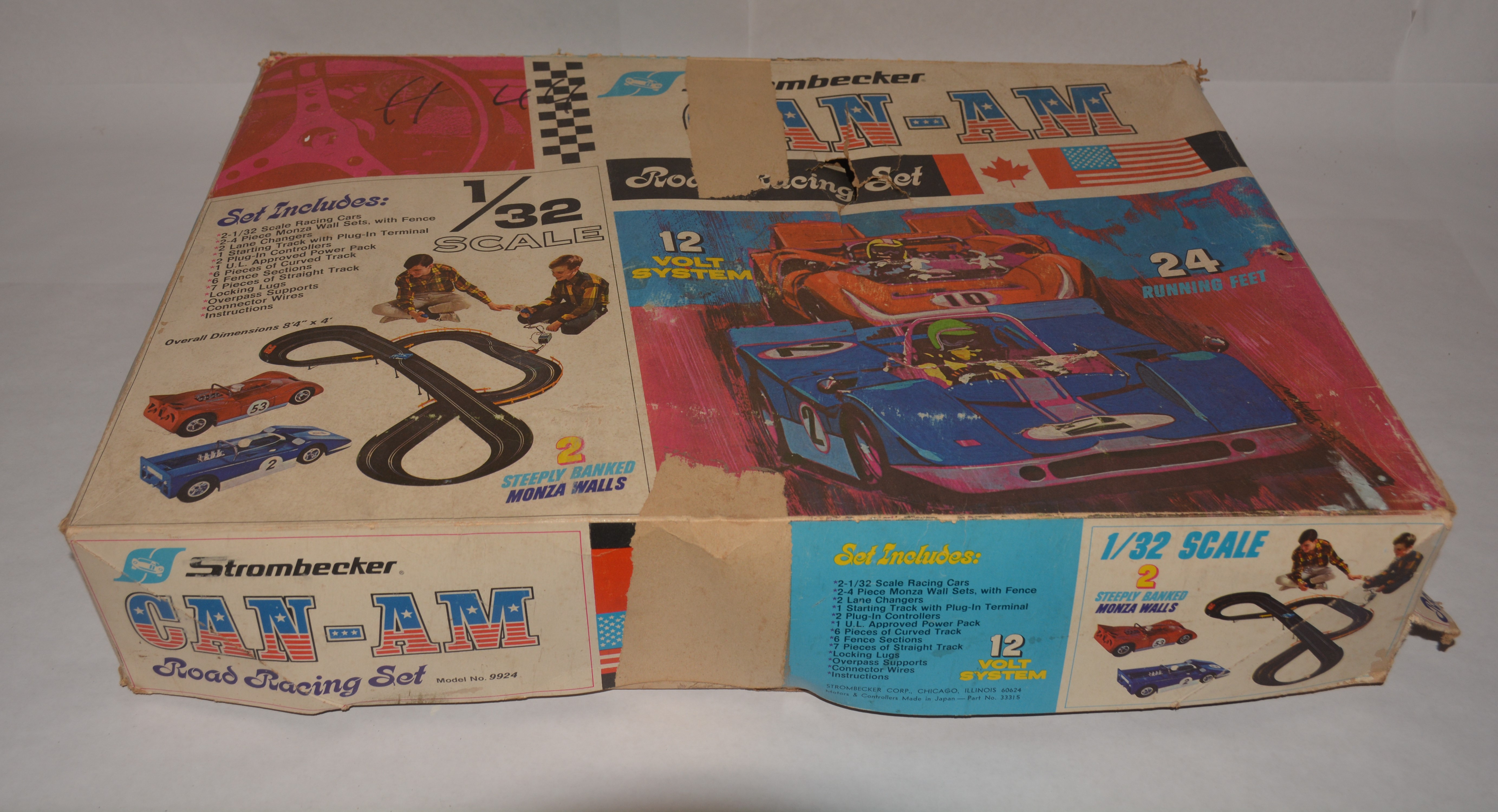 Vintage 1966 Strombecker and 1983 A-Team Electric Race Tracks