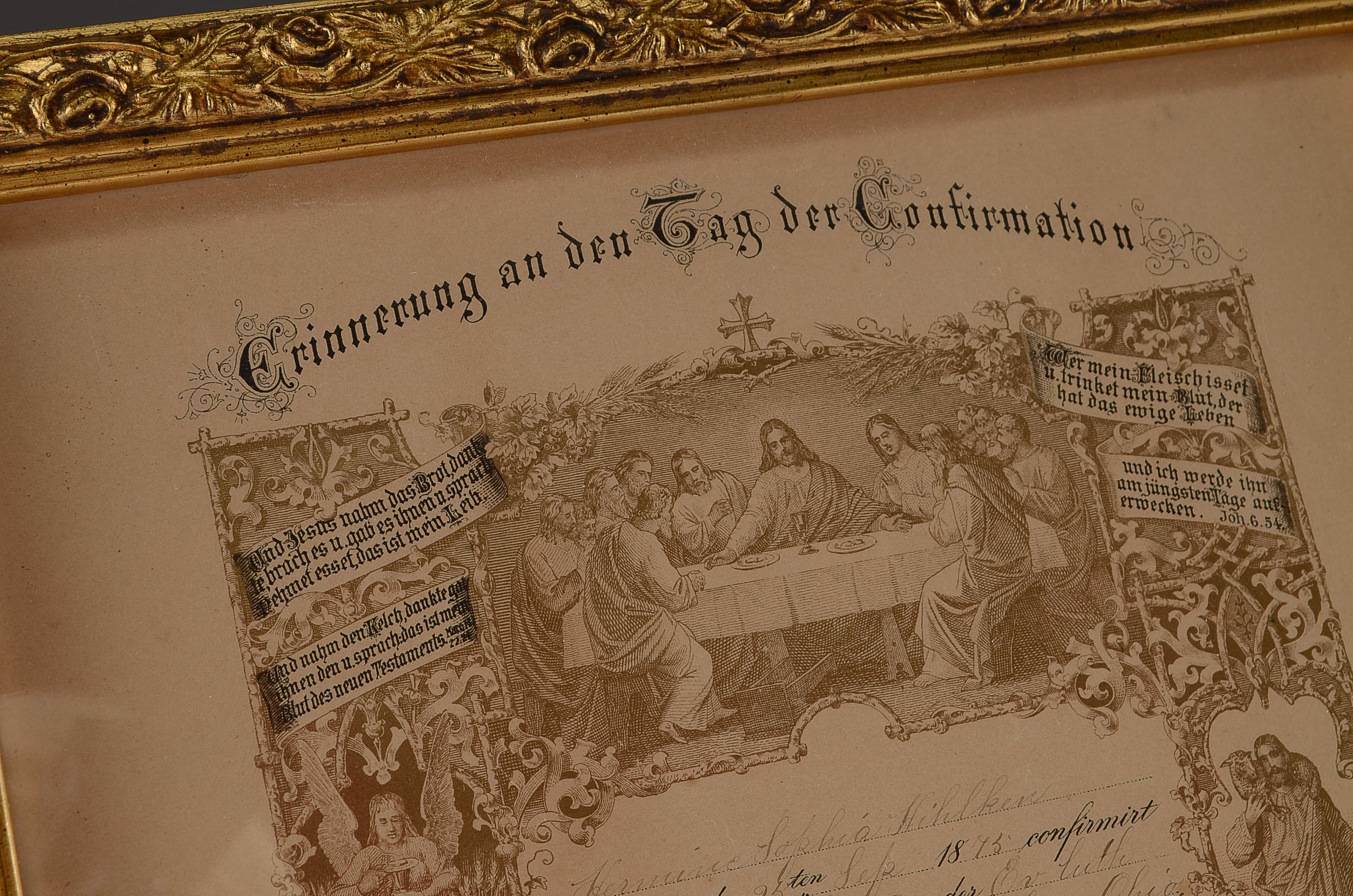 Pair of Framed of Confirmation Records