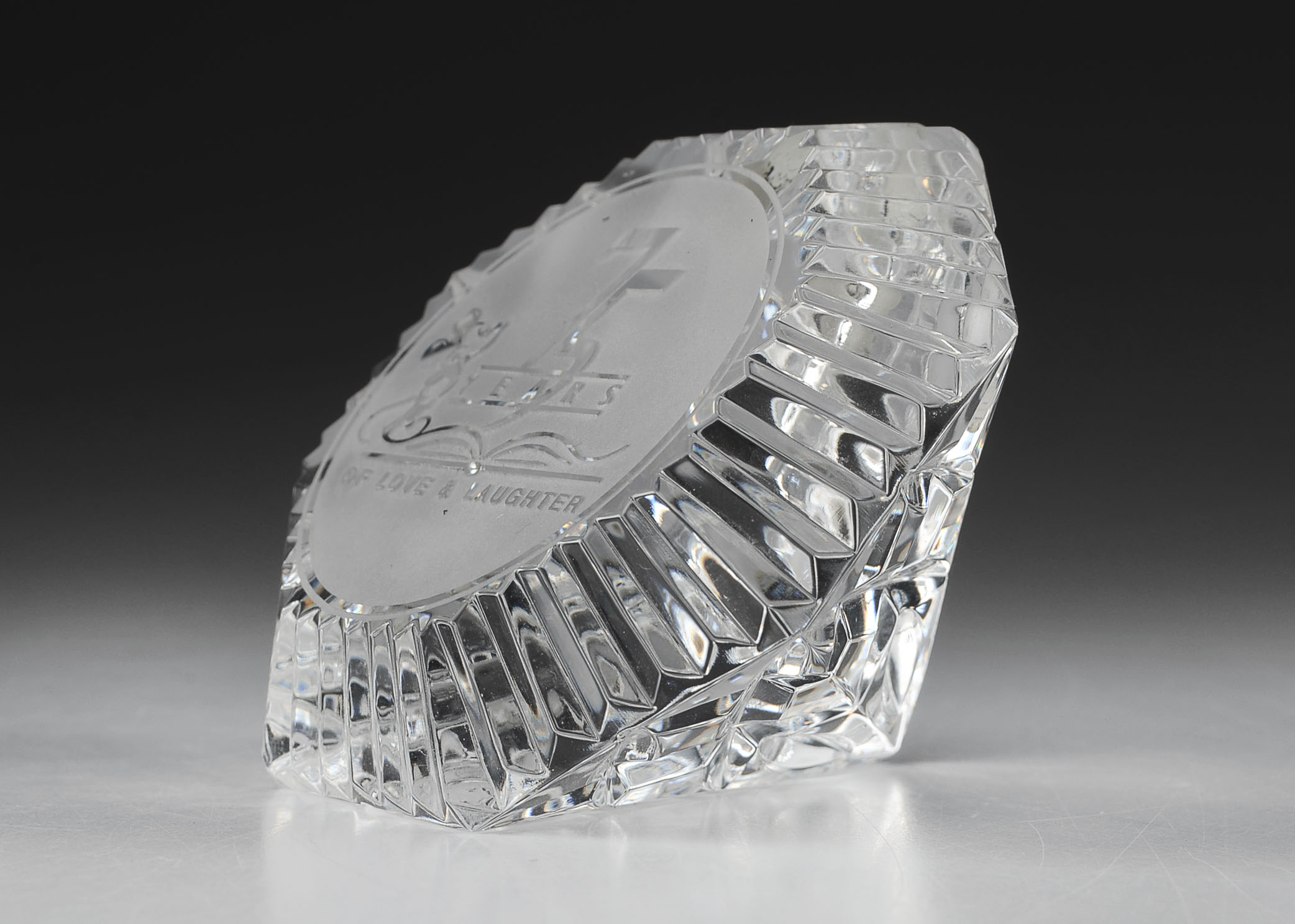 Waterford Crystal Disney Commemorative Paperweight