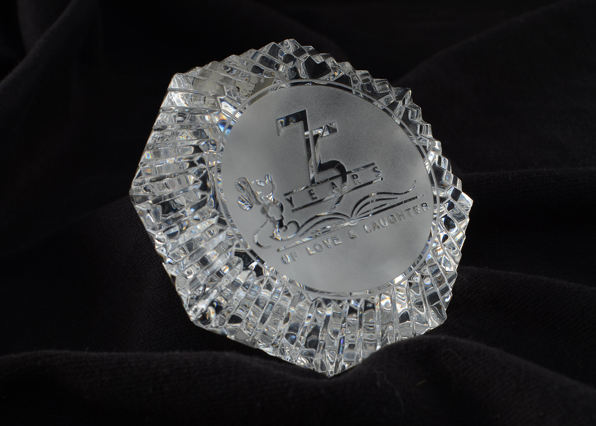 Waterford Crystal Disney Commemorative Paperweight