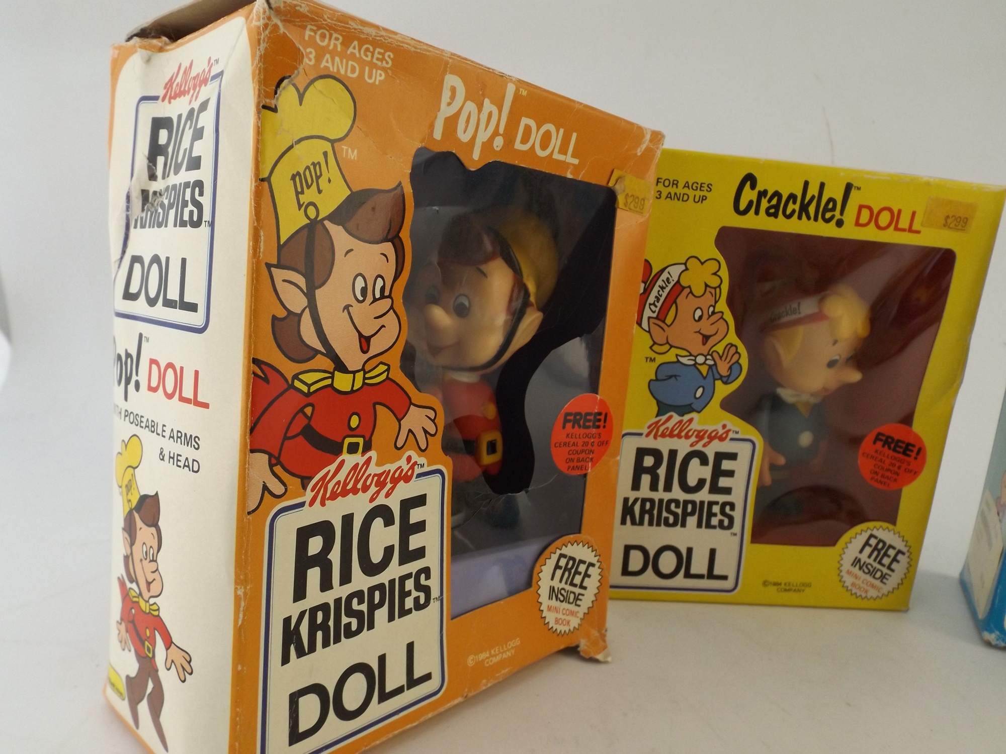 Rice Krispies Collector Poseable Dolls, Unopened