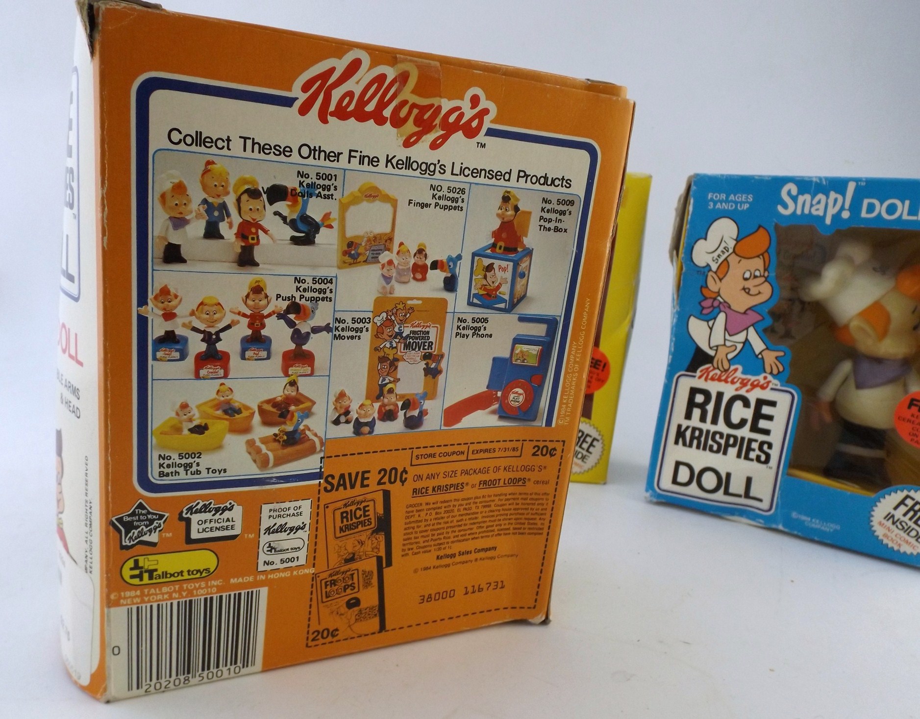 Rice Krispies Collector Poseable Dolls, Unopened