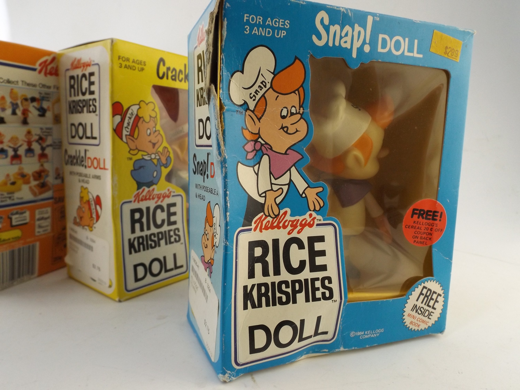 Rice Krispies Collector Poseable Dolls, Unopened