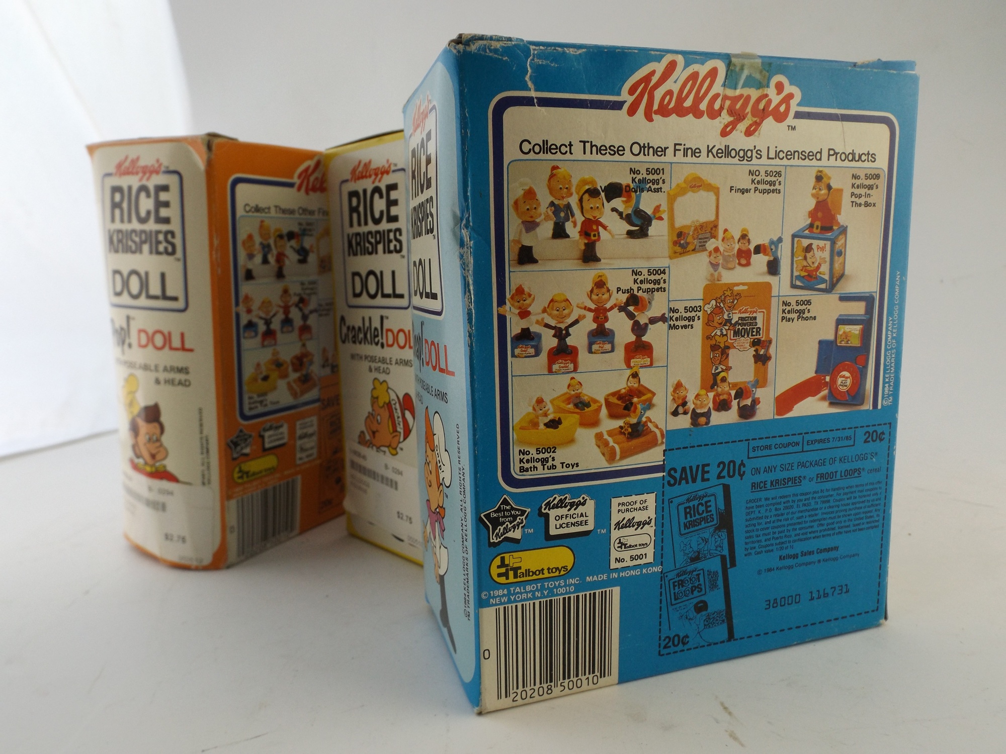 Rice Krispies Collector Poseable Dolls, Unopened
