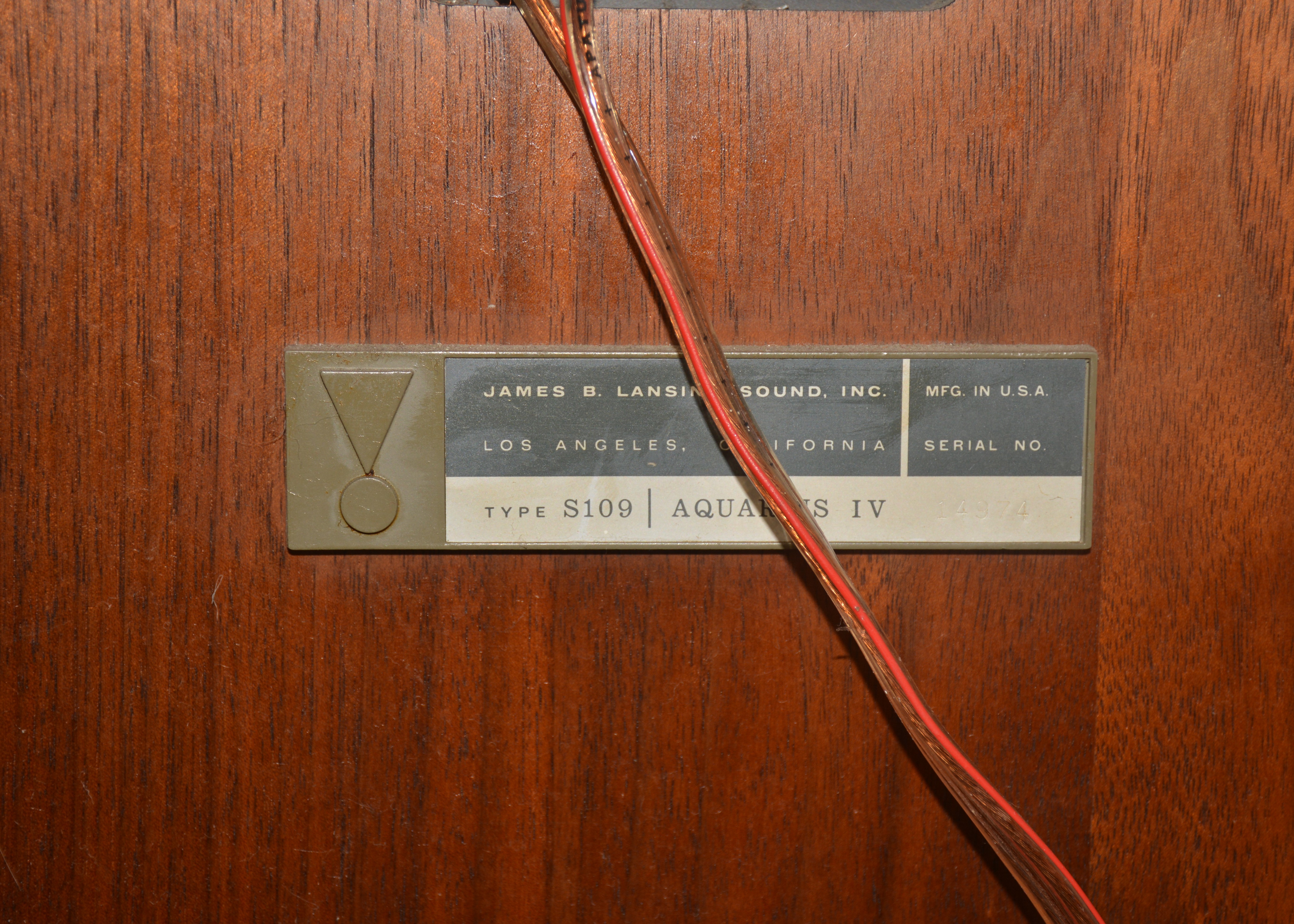 Pair of Vintage JBL Aquarius IV Column Speakers 